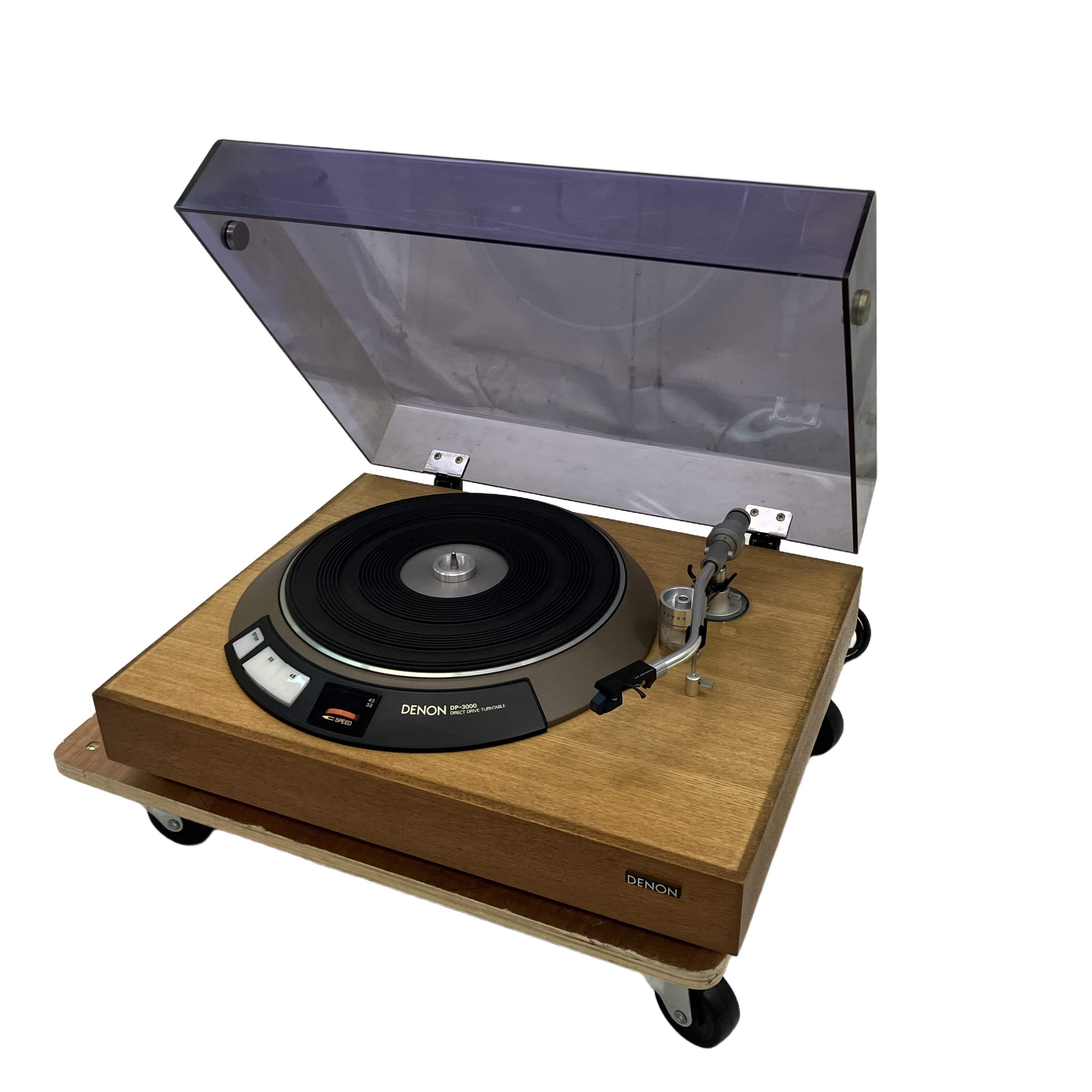 DENON DP-3700F DP-3000 レコードプレーヤー