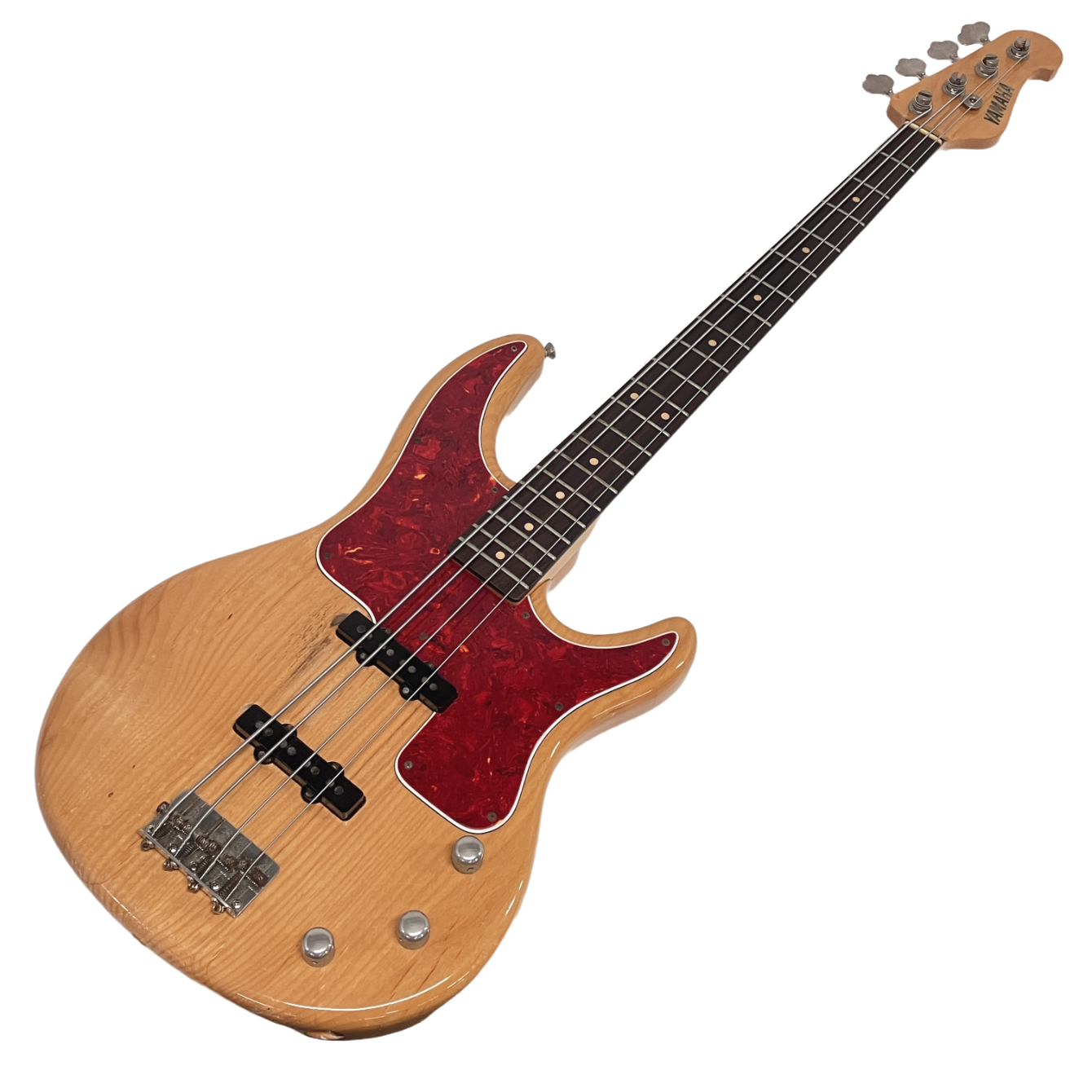 YAMAHA BB-LTD (Warmoth USA製ネック&ボディ):厳選されたワーモス製の極上ウッドマテリアル。地を這う重低音とピッキングに追従する圧倒的なレスポンスを宿した、伝説のコンポーネント・ベース。