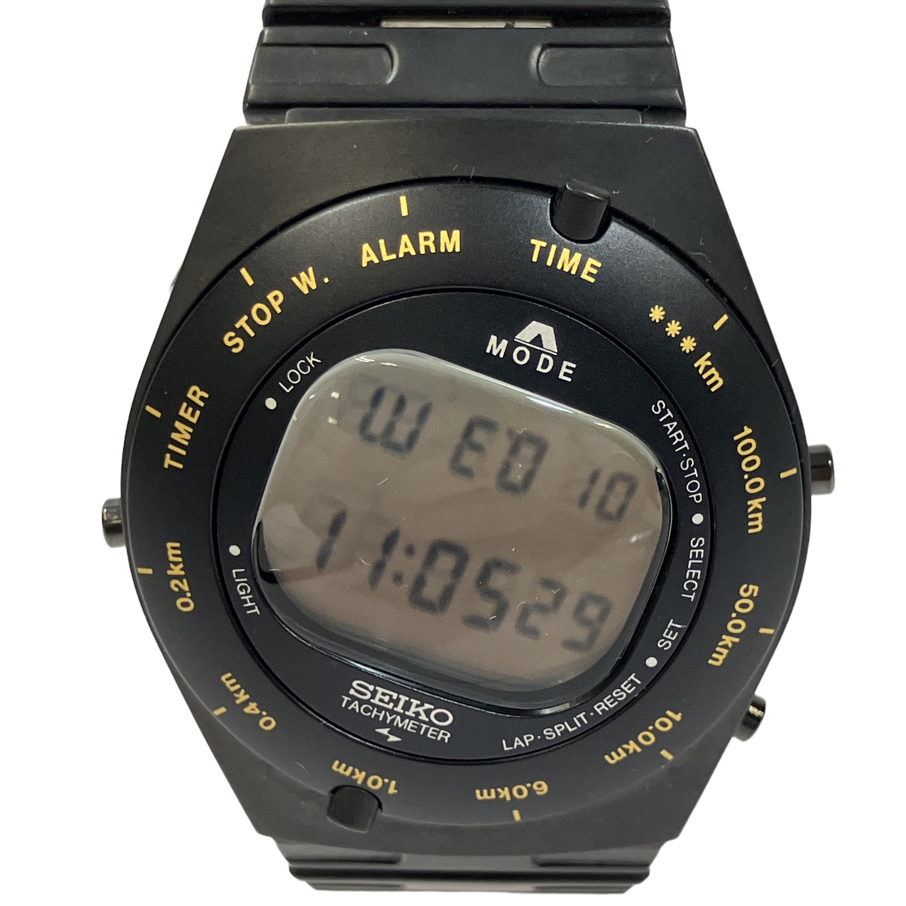 SEIKO GIUGIARO SBJG003 A825-00B0 デジタル 腕時計 スピードマスター 限定3000本 セイコー ジウジアーロ クォーツ 中古