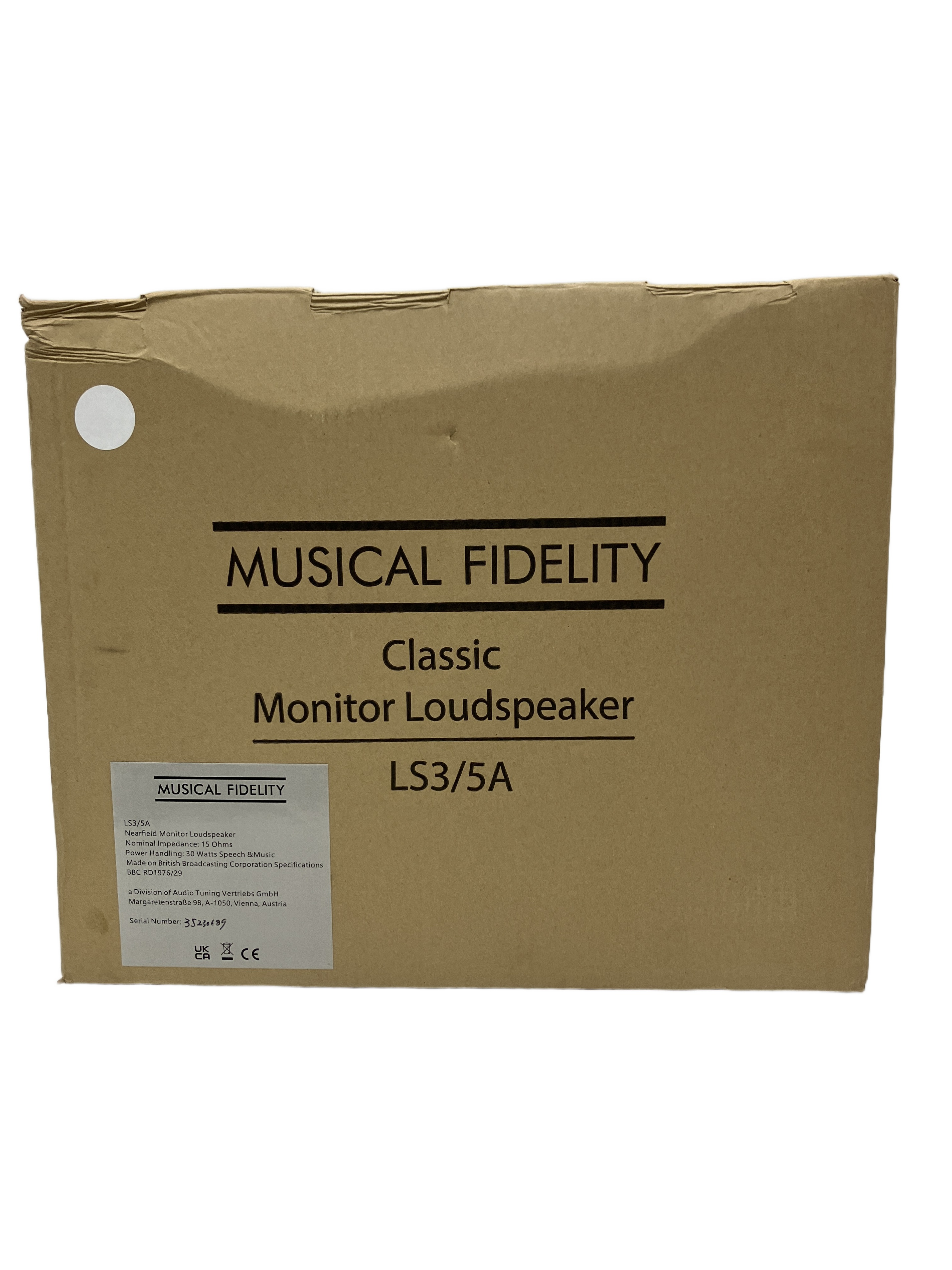 MUSICAL FIDELITY LS3/5A スピーカー ペア