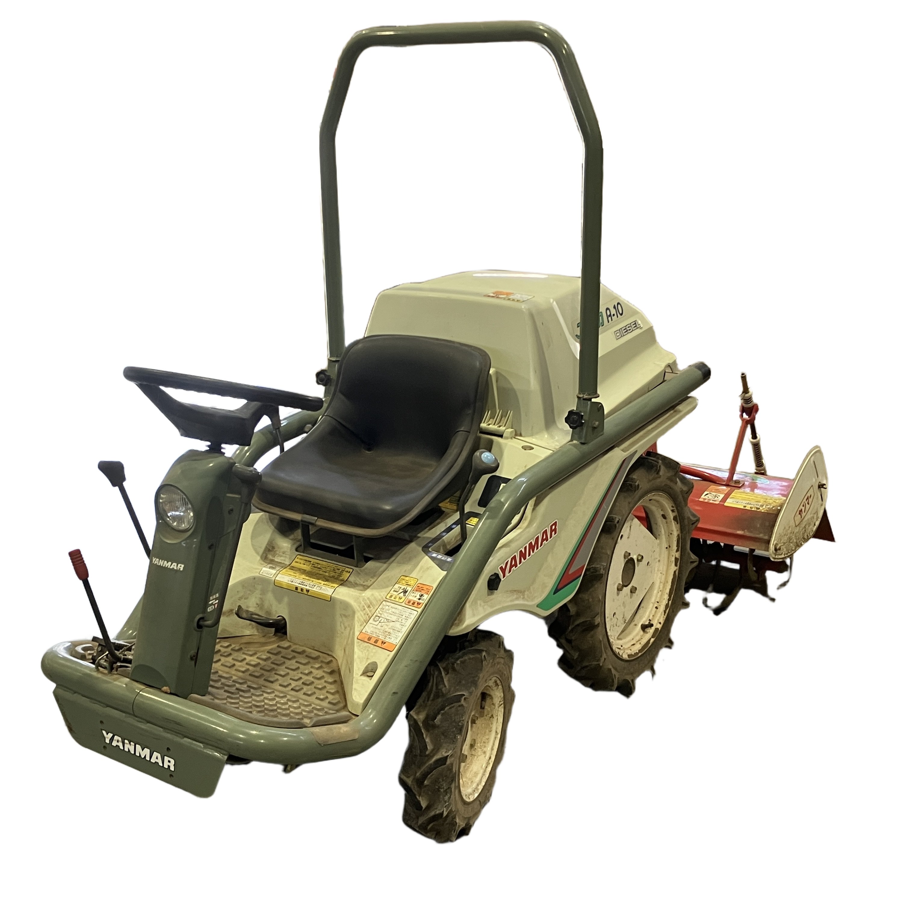 仙台引渡し YANMAR ヤンマー A-10D アグリカ 10馬力 乗用管理機 ディーゼル ロータリー AR100 現状渡し 中古 直