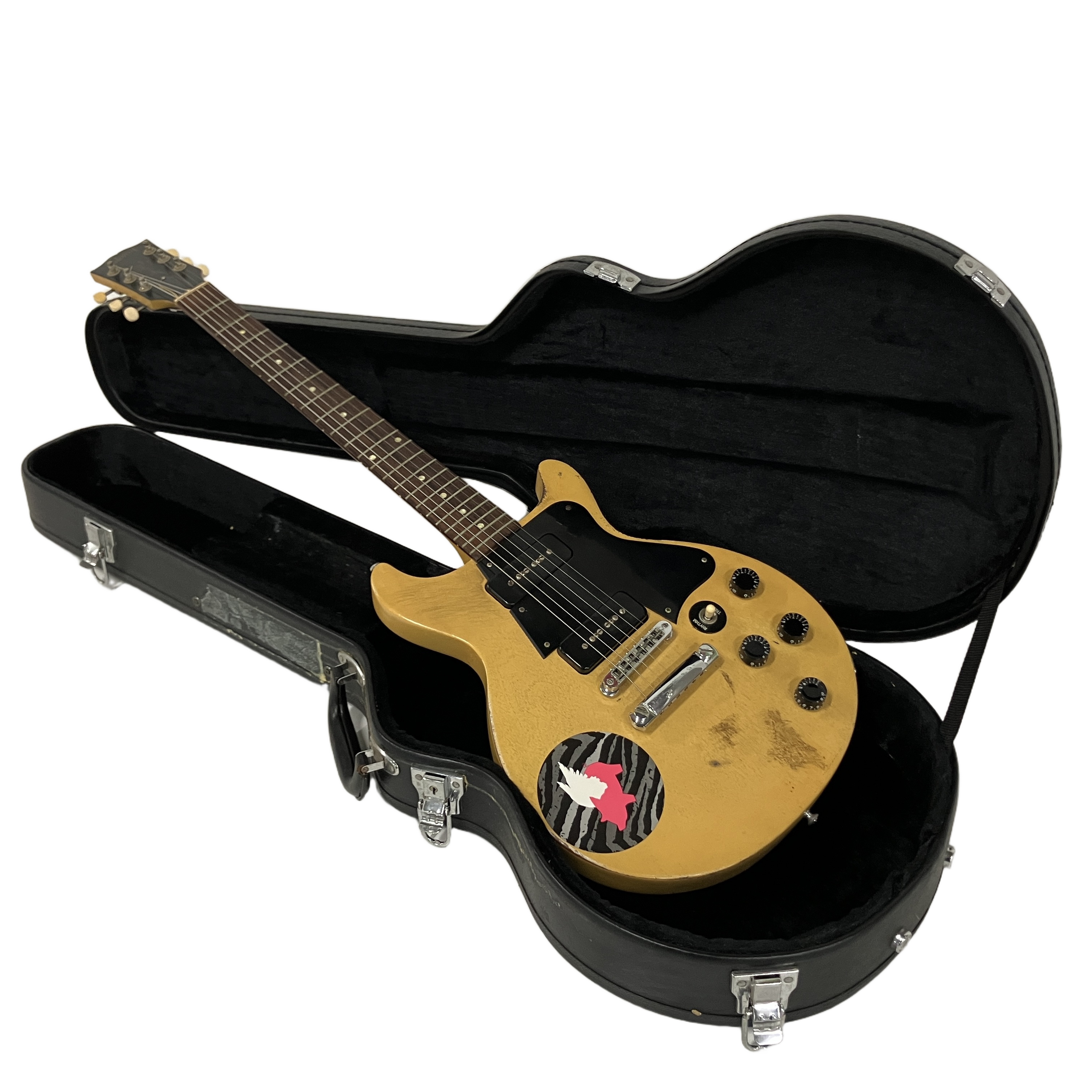 Gibson Les Paul Special Double Cutaway Faded (2005年製):薄膜のFadedフィニッシュがもたらす極上の生鳴り。P-90の咆哮とダブルカッタウェイの抜群の操作性を備えた、至高のマスターピース。