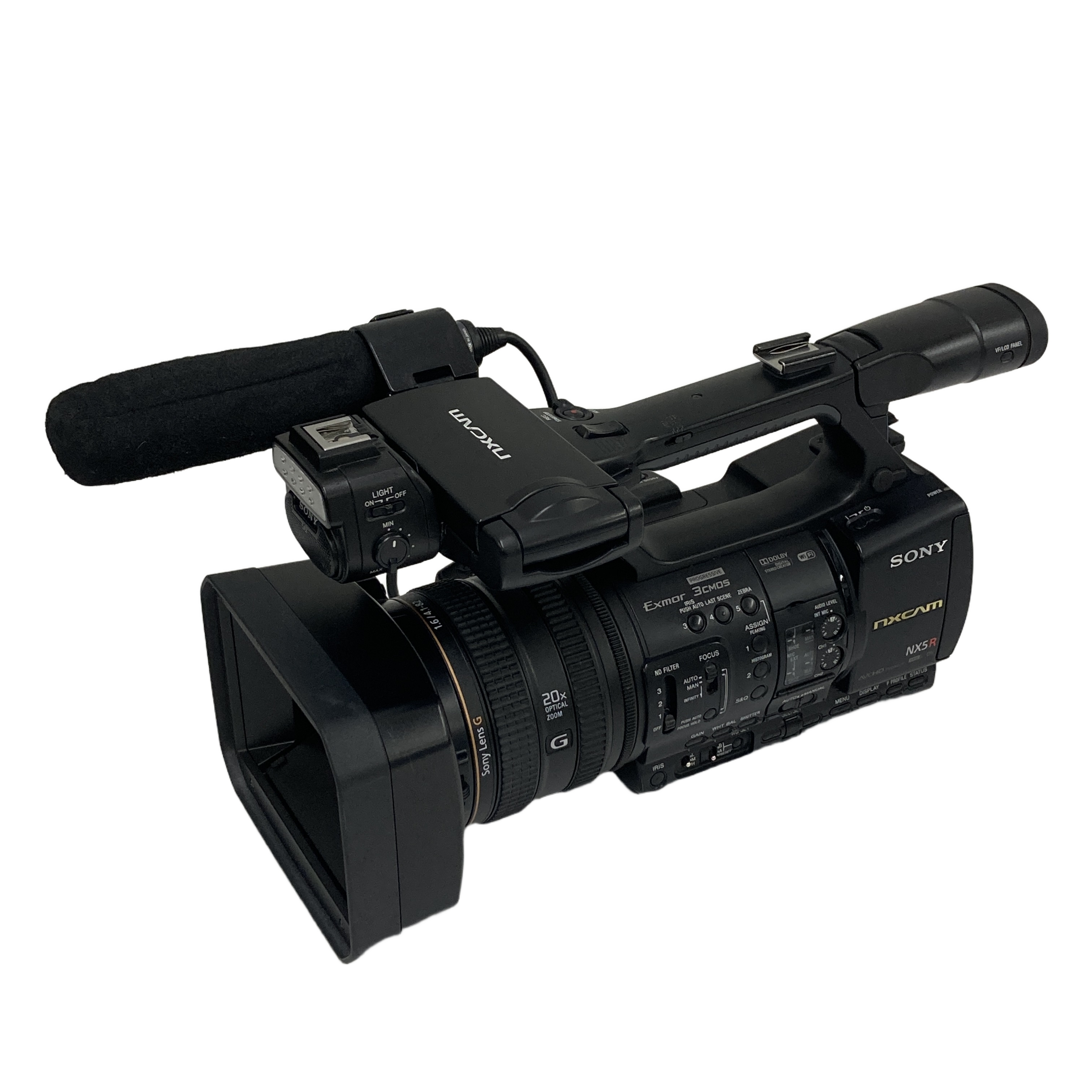 SONY HXR-NX5R HD カムコーダー(2016年製 / Zunow製レンズ2個付属):プロフェッショナルの信頼を形にした、映像制作の絶対的基準。
