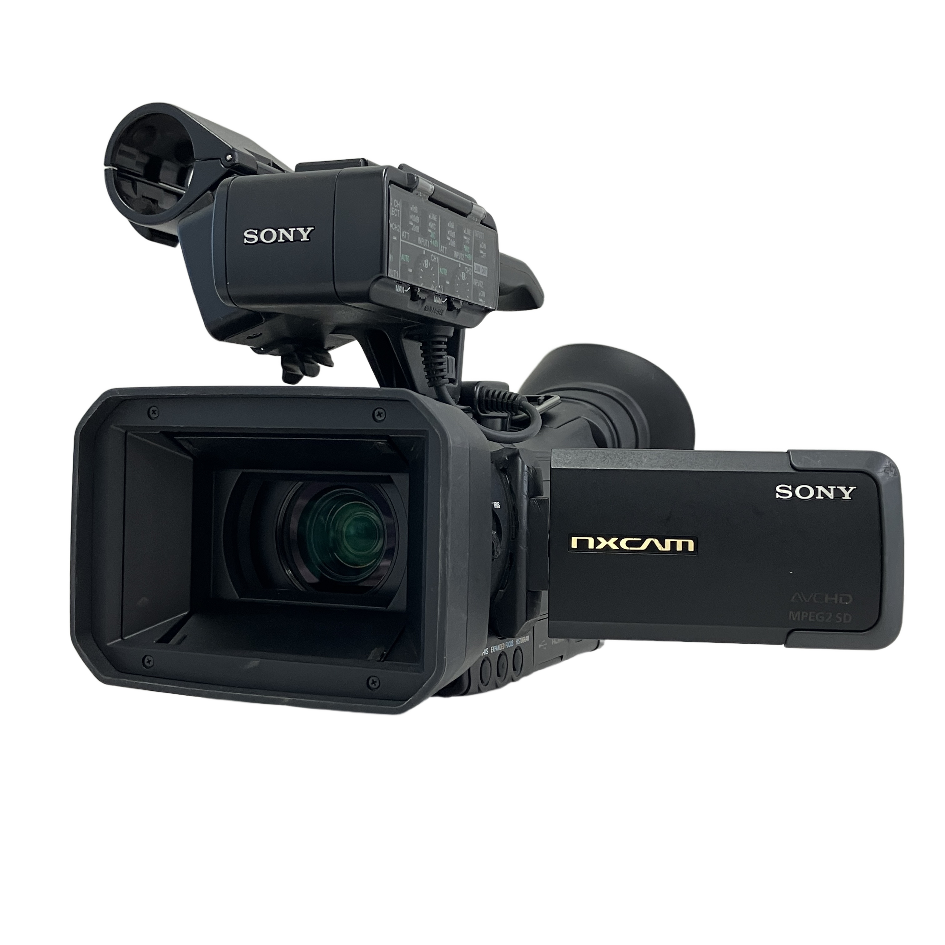 SONY HXR-NX70J NXCAM ビデオカメラ 2014年製 バッテリーなし プロ用 業務用 カムコーダー 撮影 ソニー 中古