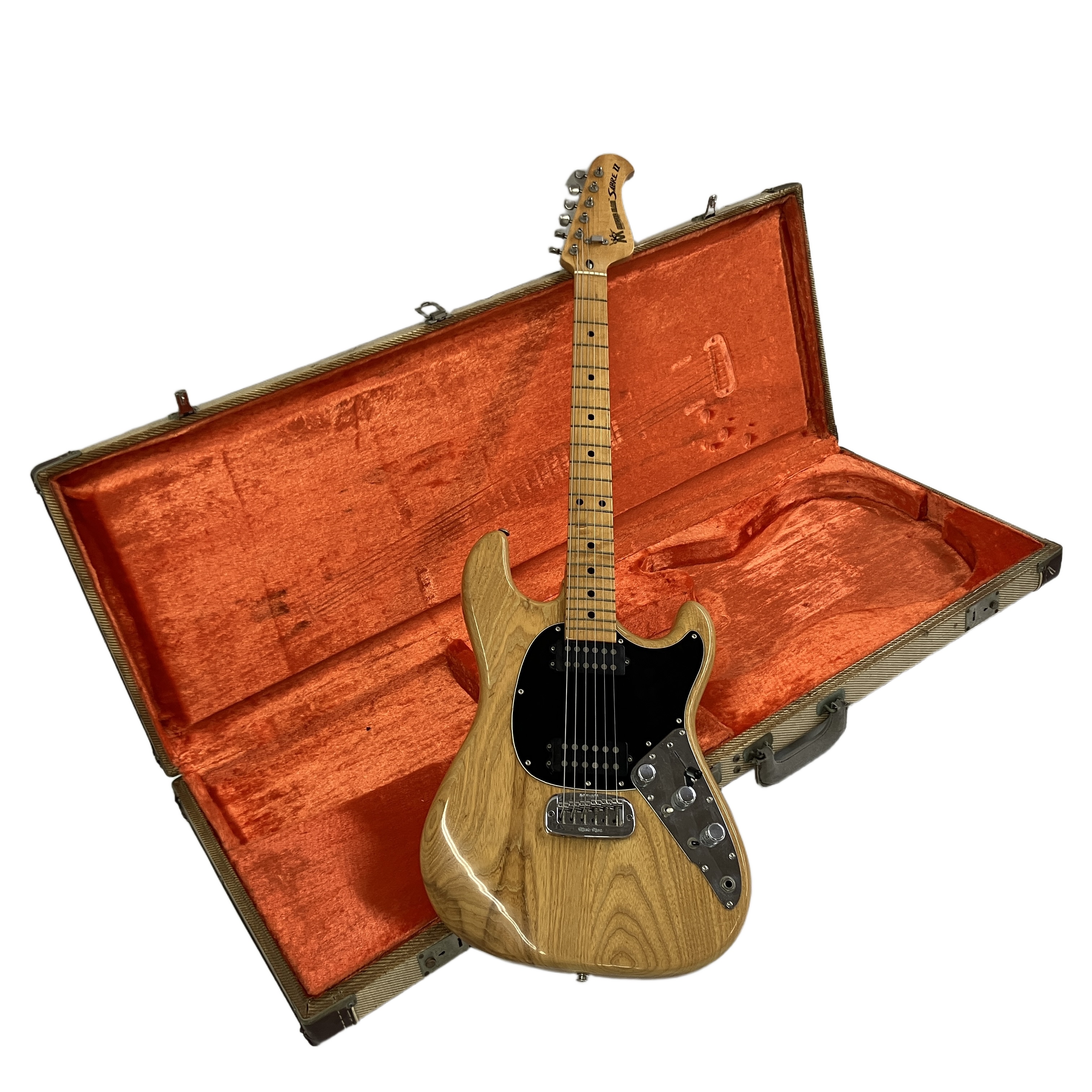 MUSICMAN SABRE II ナチュラル エレキギター ハードケース付 中古
