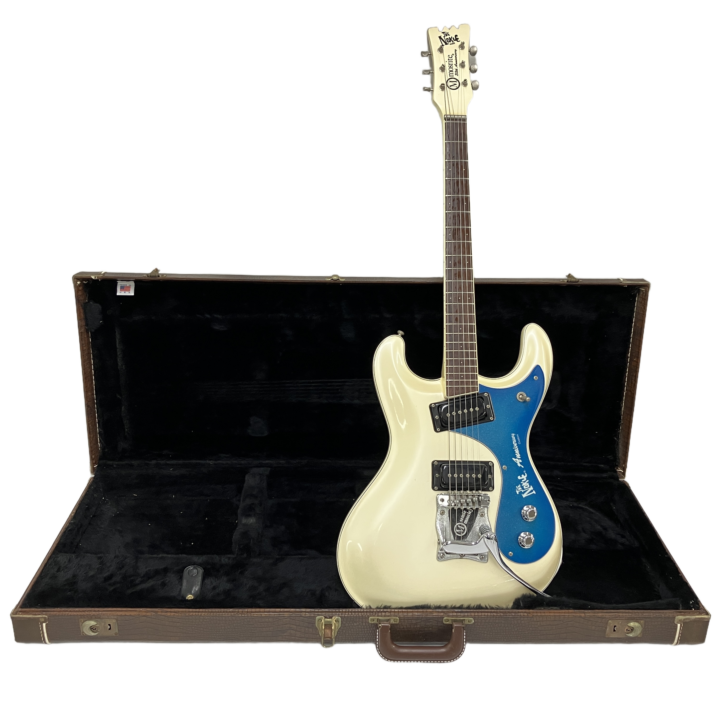 希少? MOSRITE USA NOKIE 30th アニバーサリー エレキギター モズライト ノーキー カスタムカラー? 反転仕様 中古 訳有