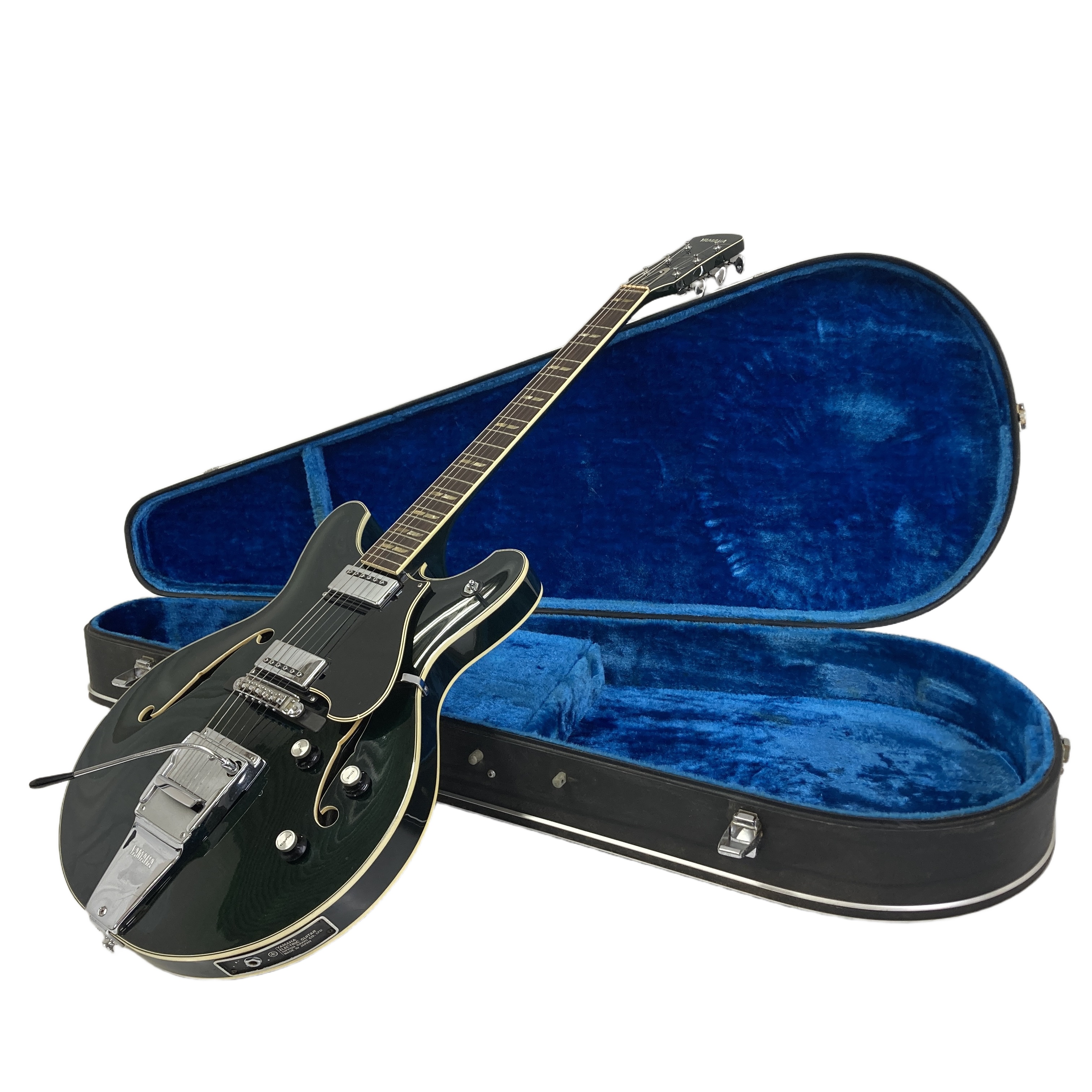 ★YAMAHA SA-50 グリーン セミアコ ギター ヤマハ ハードケース付 中古 1960年代の希少なジャパンビンテージ★