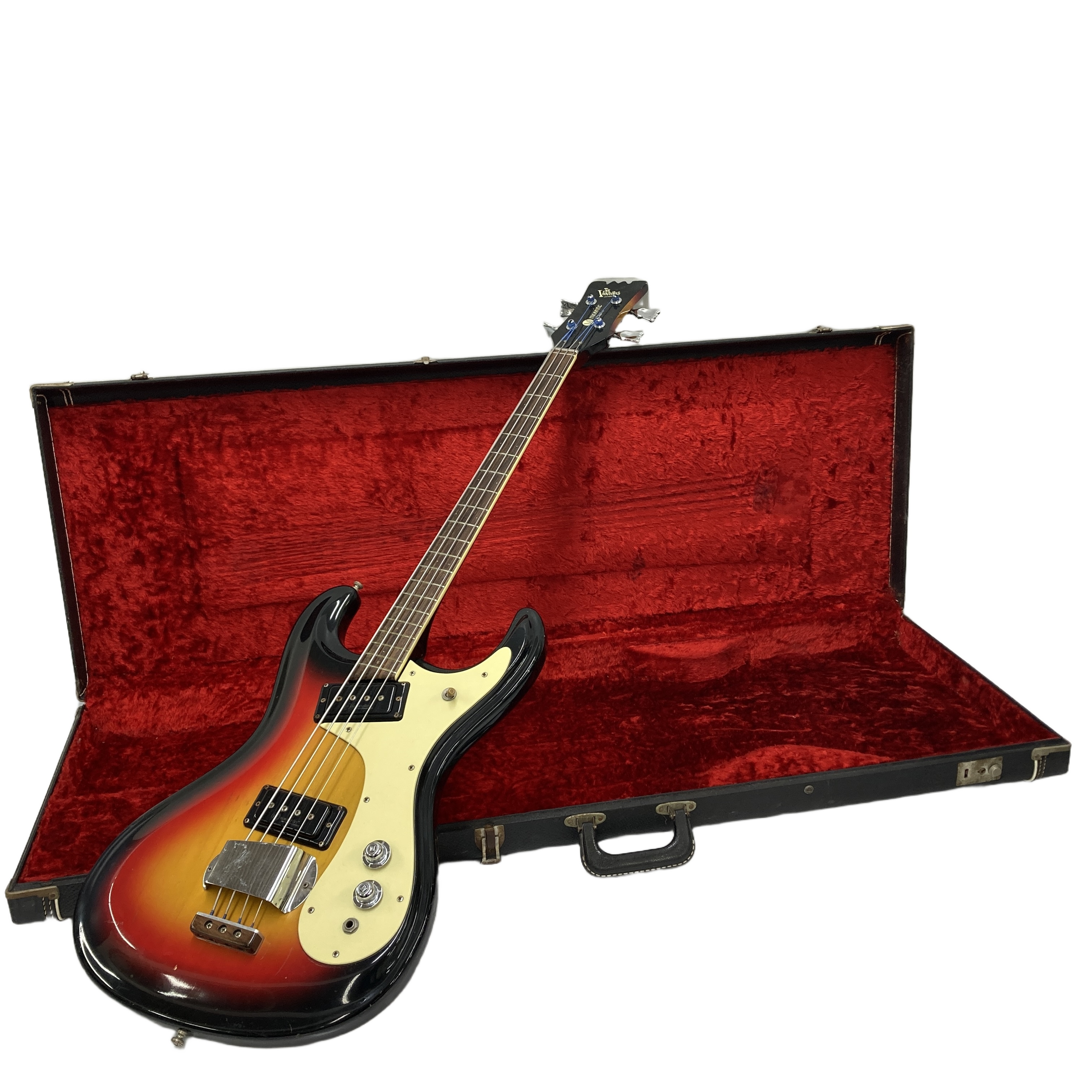 ※近藤修正します MOSRITE モズライト エレキベース ベンチャーズモデル BASS 1966年 楽器 ケース付 中古