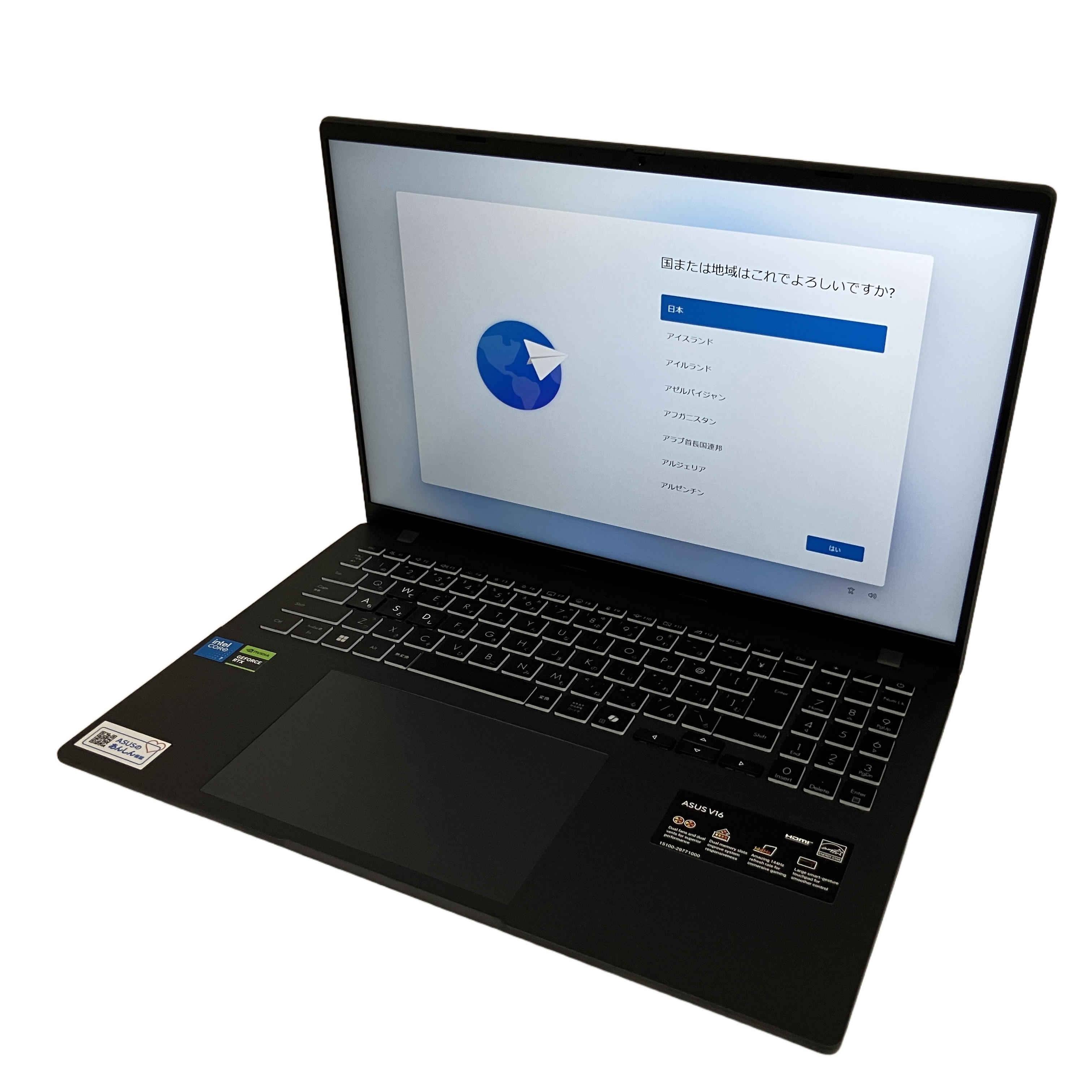 ★ASUS Gaming V16 V3607VM RTX 5060搭載の良質ゲーミングノート★
