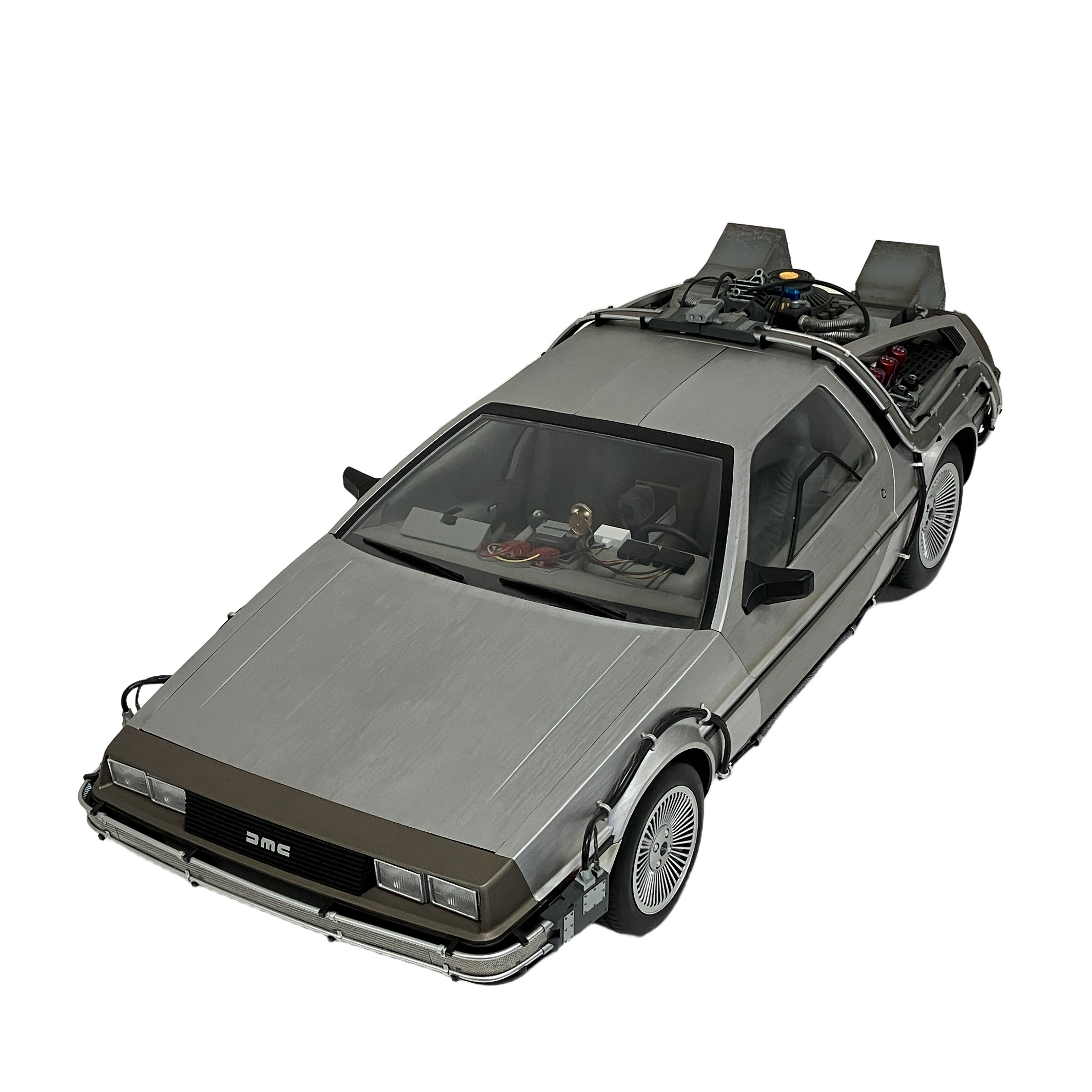 ホットトイズ バック・トゥ・ザ・フューチャー PART1 デロリアン ムービーマスターピース 1/6 スケール フィギュア 中古