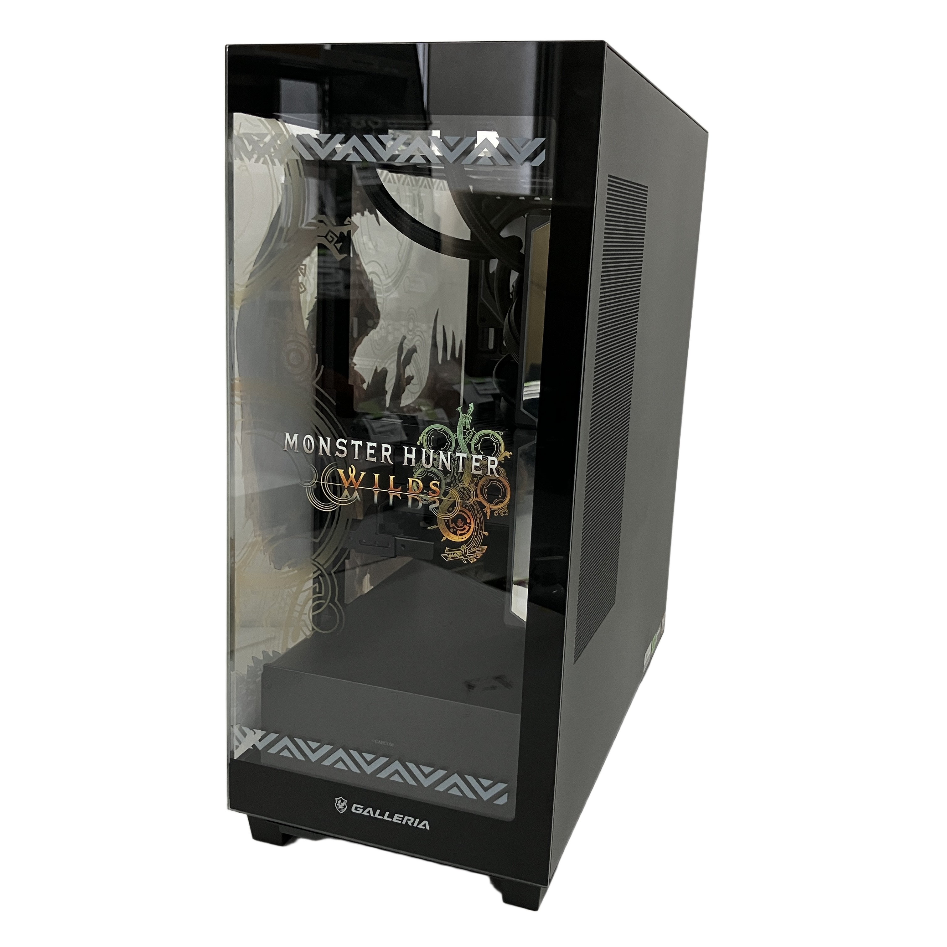 GALLERIA MWDR7A-R58-B Ryzen 7 9800X3D RTX 5080 16GB メモリ32GB SSD1TB Win11Home ゲーミングデスクトップPC MHWsコラボモデル 美品