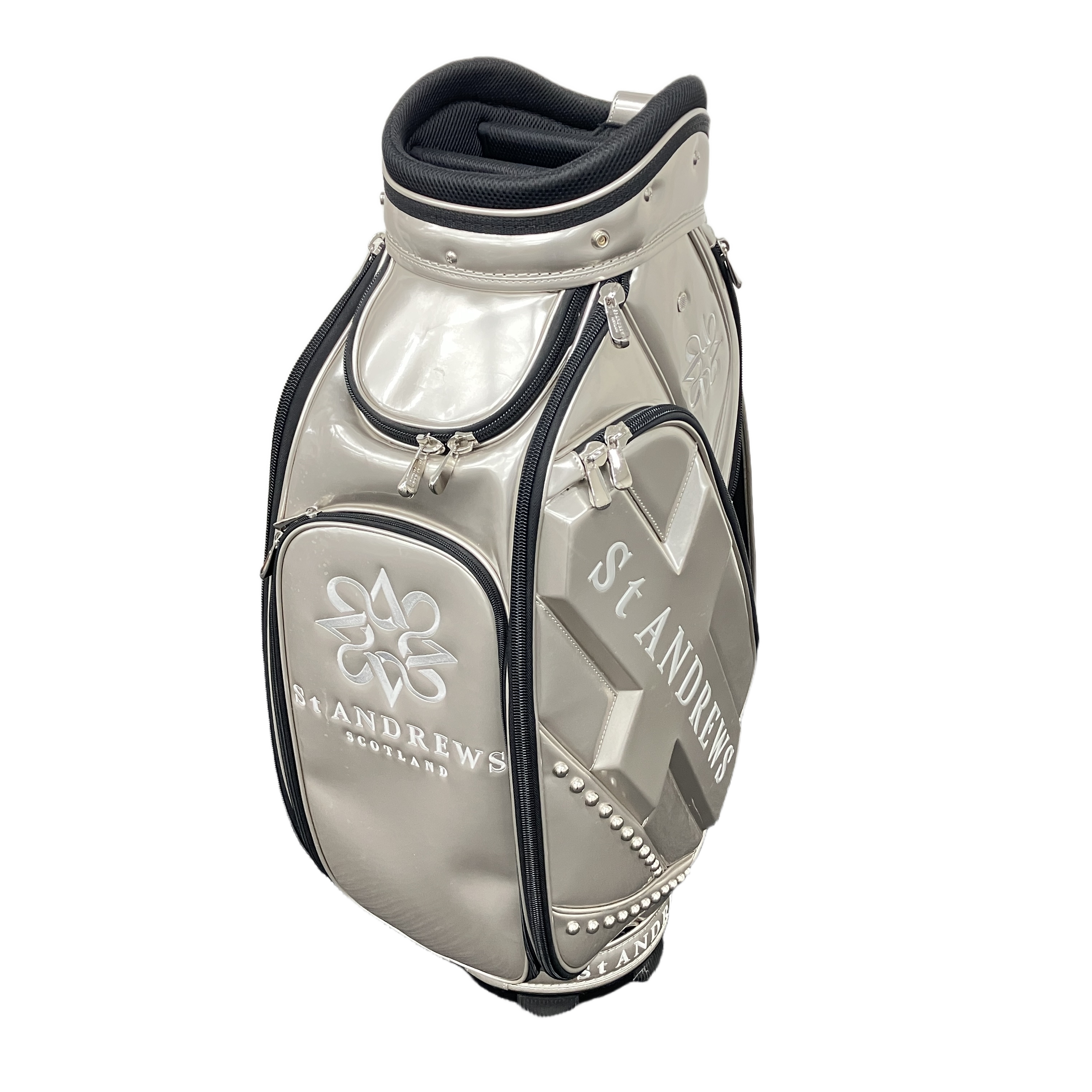 ST ANDREWS キャディーバッグ シャンパンゴールド 6分割