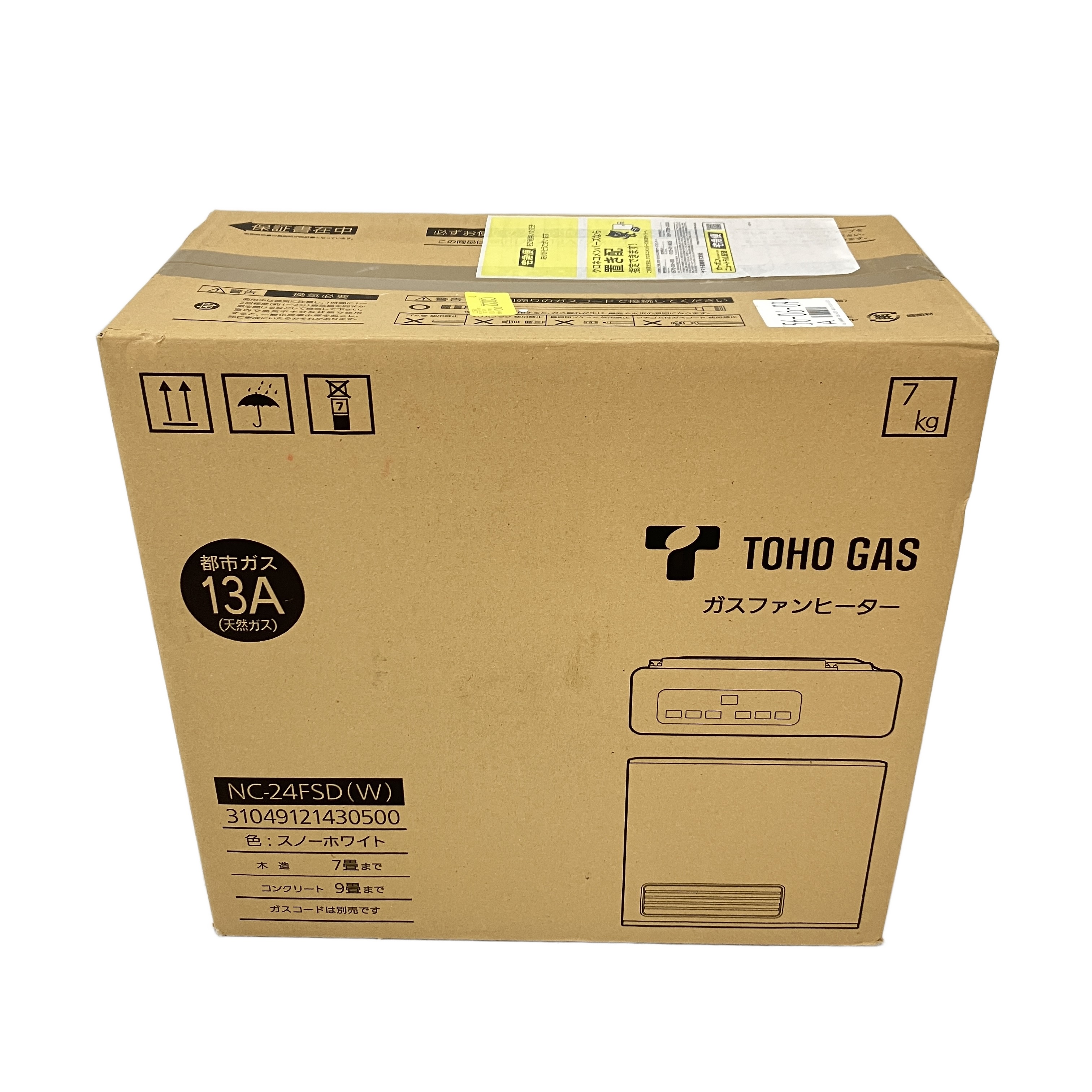 TOHO GAS NC24FSD ファンヒーター 都市ガス