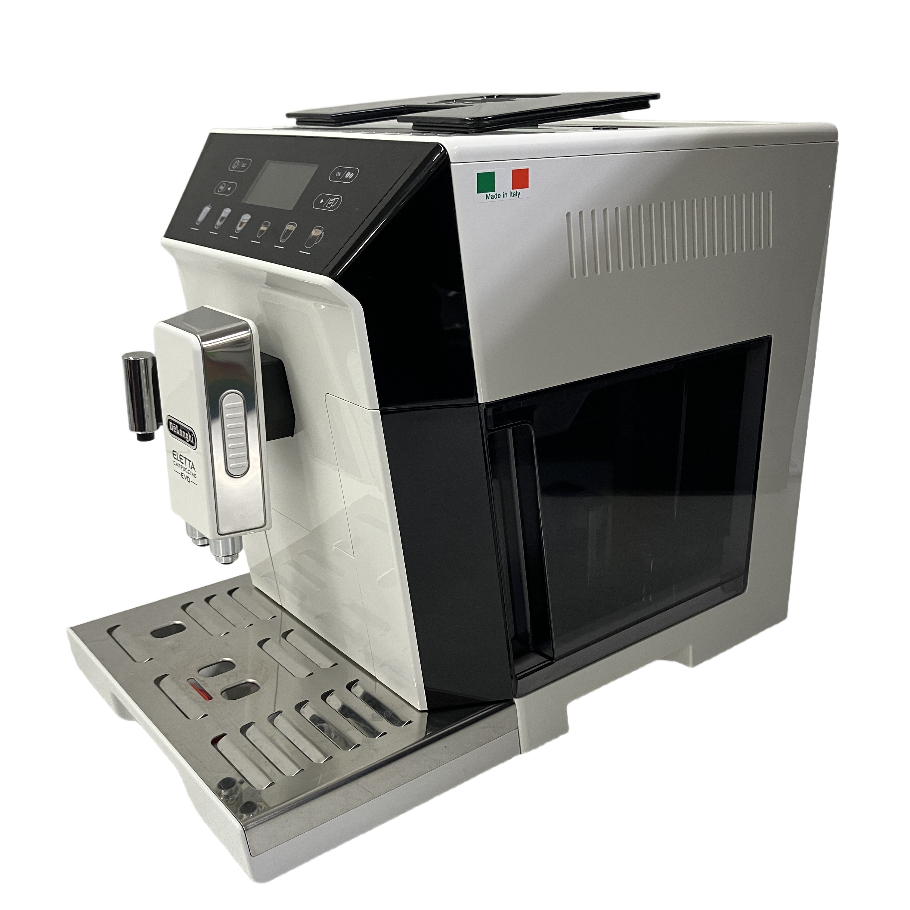 DELONGHI ECAM46860W エレッタ カプチーノ イーヴォ 全自動コーヒーマシン ホワイト