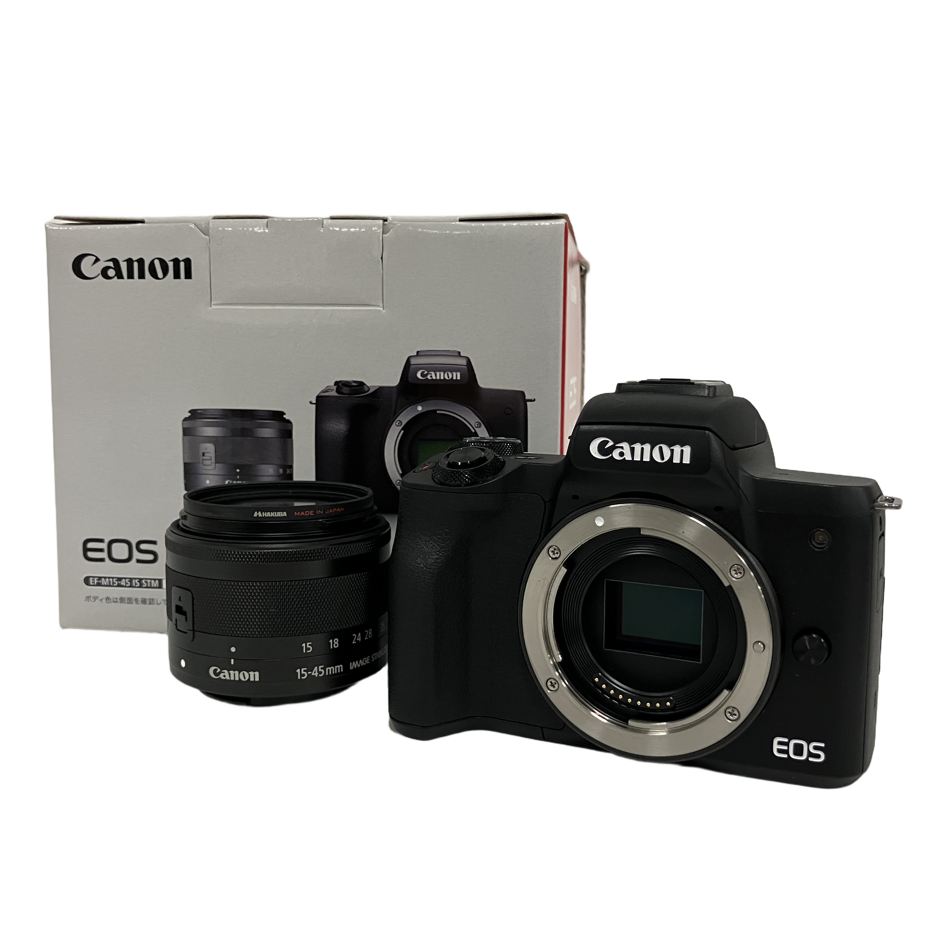 CANON EOS Kiss M EF-M15-45 IS STM ミラーレス一眼カメラ