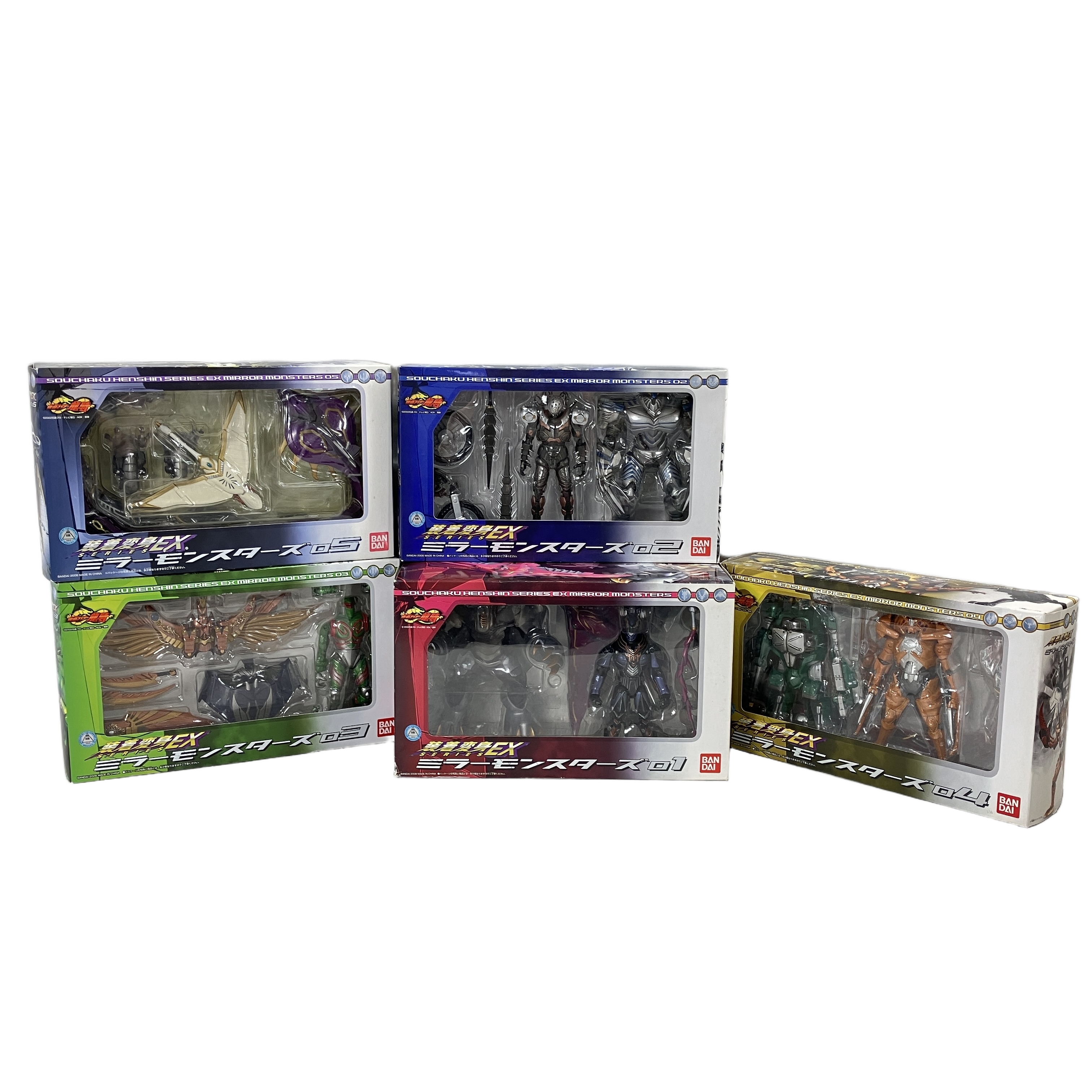 BANDAI 装着変身 SERIES EX ミラーモンスターズ 01~05 フィギュア