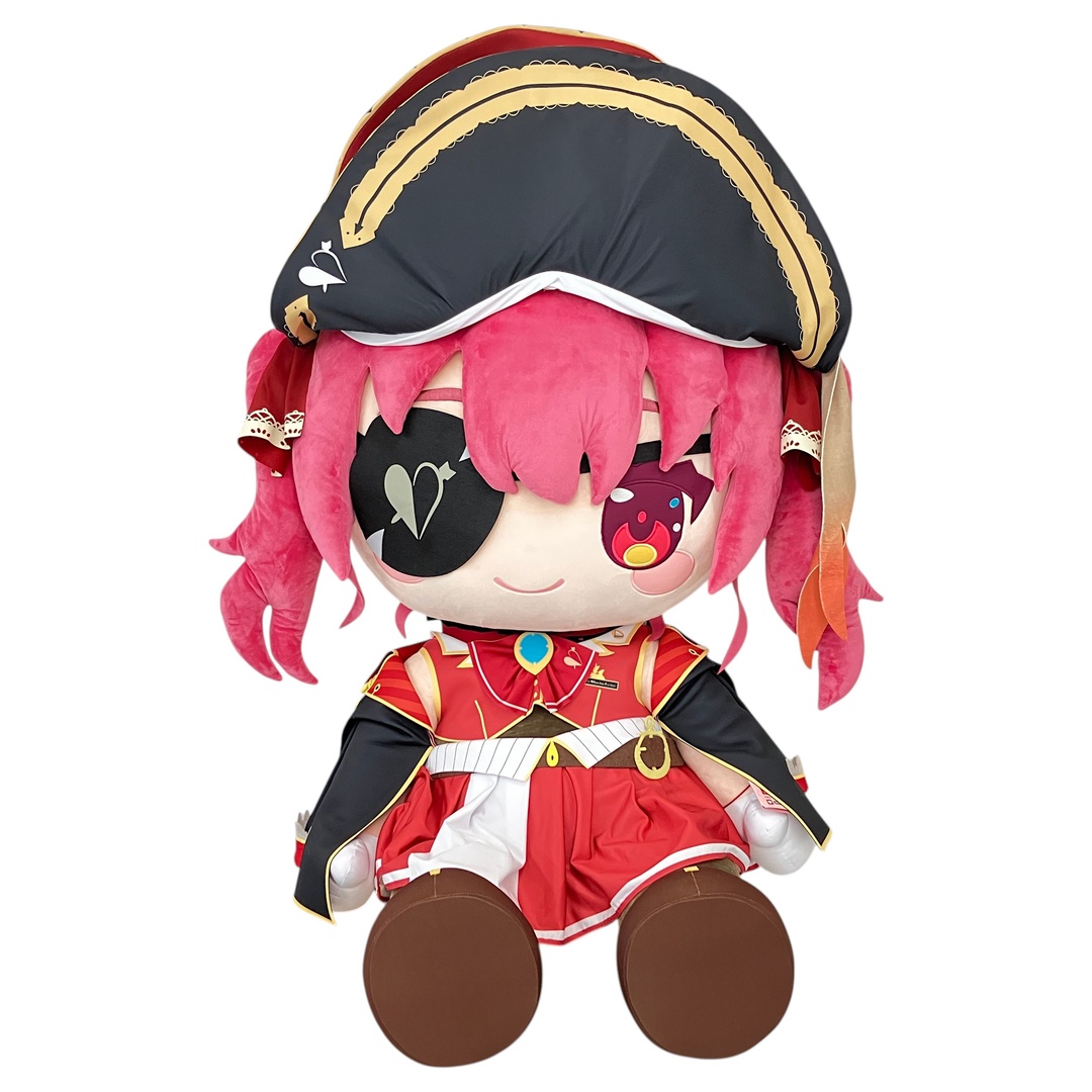 済:どきゅーと ホロライブプロダクション 超特大ぬいぐるみ 宝鐘マリン TAITO GEAR&GOODS限定 良好 中古