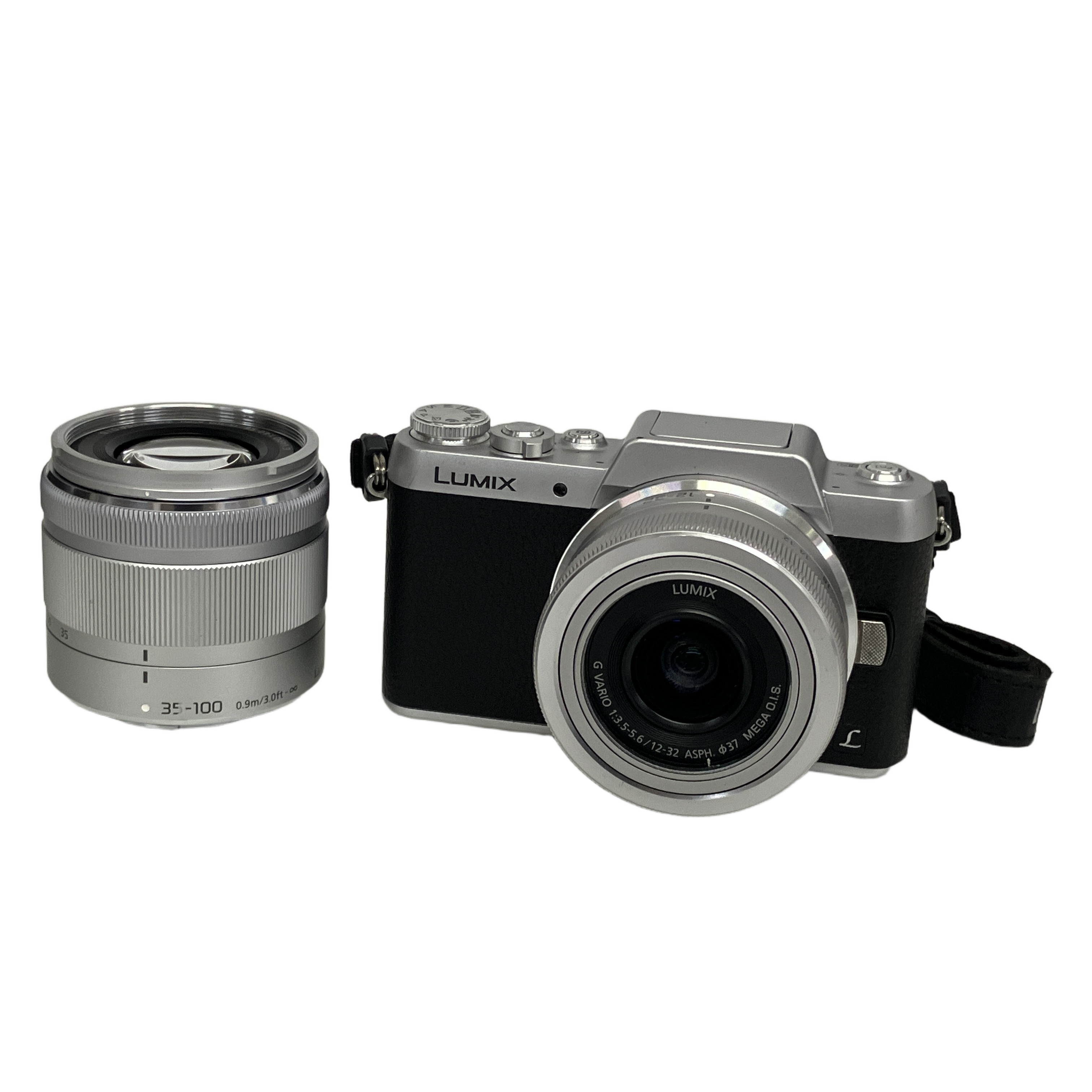 PANASONIC LUMIX DMC-GF7 ミラーレス一眼カメラ 12-32mm/35-100mm