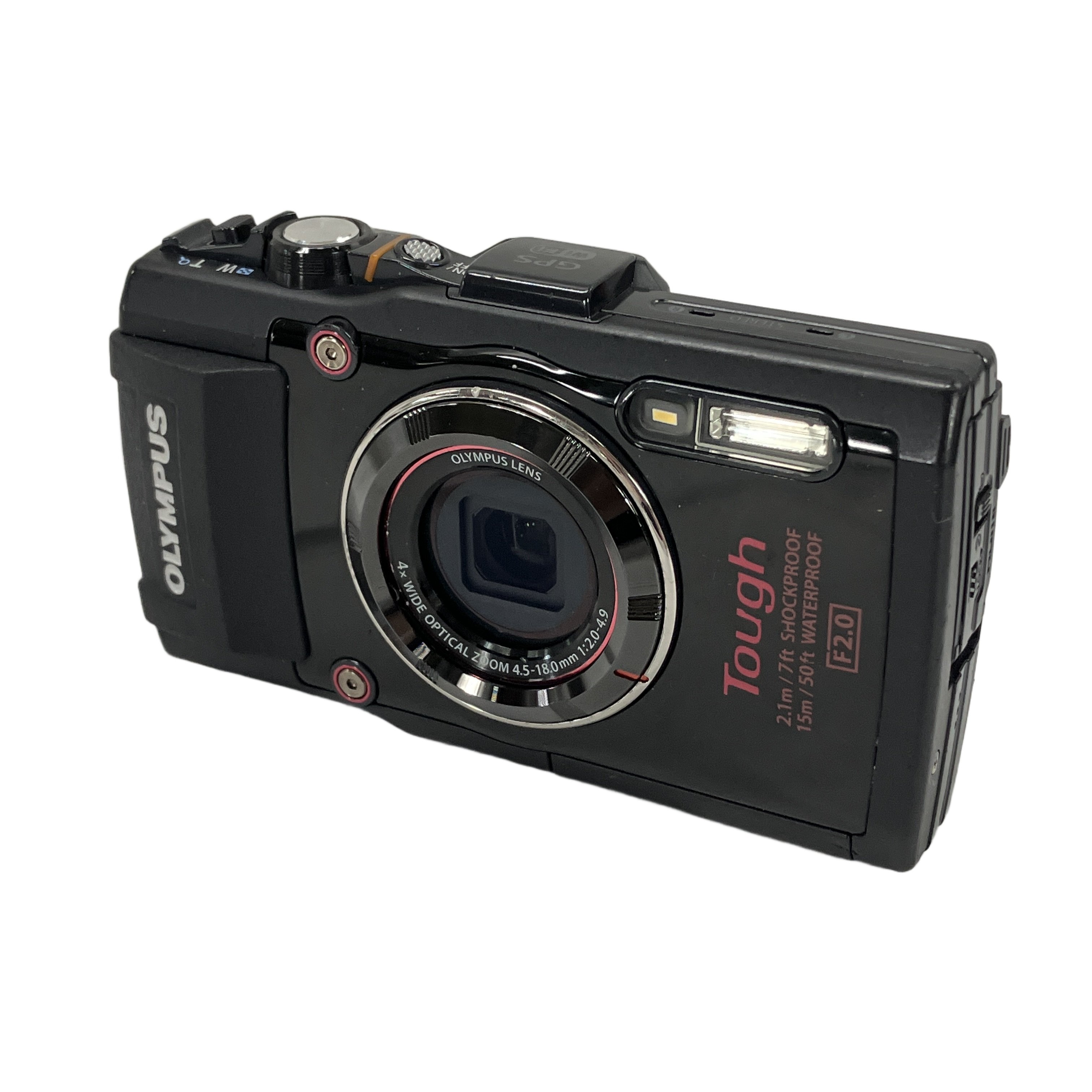 OLYMPUS STYLUS Tough TG-4 防水 コンパクト デジタル カメラ ブラック オリンパス 中古
