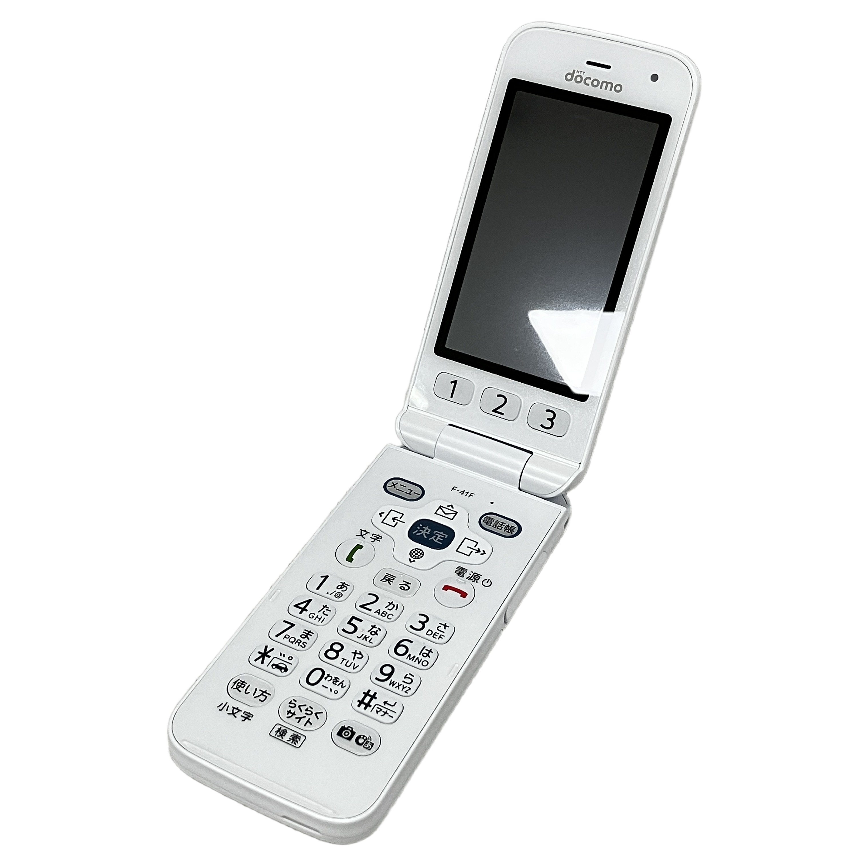 NTT docomo F-41F らくらくホン 携帯電話 ガラケー シニア SIMフリー 携帯 ドコモ 中古 良好
