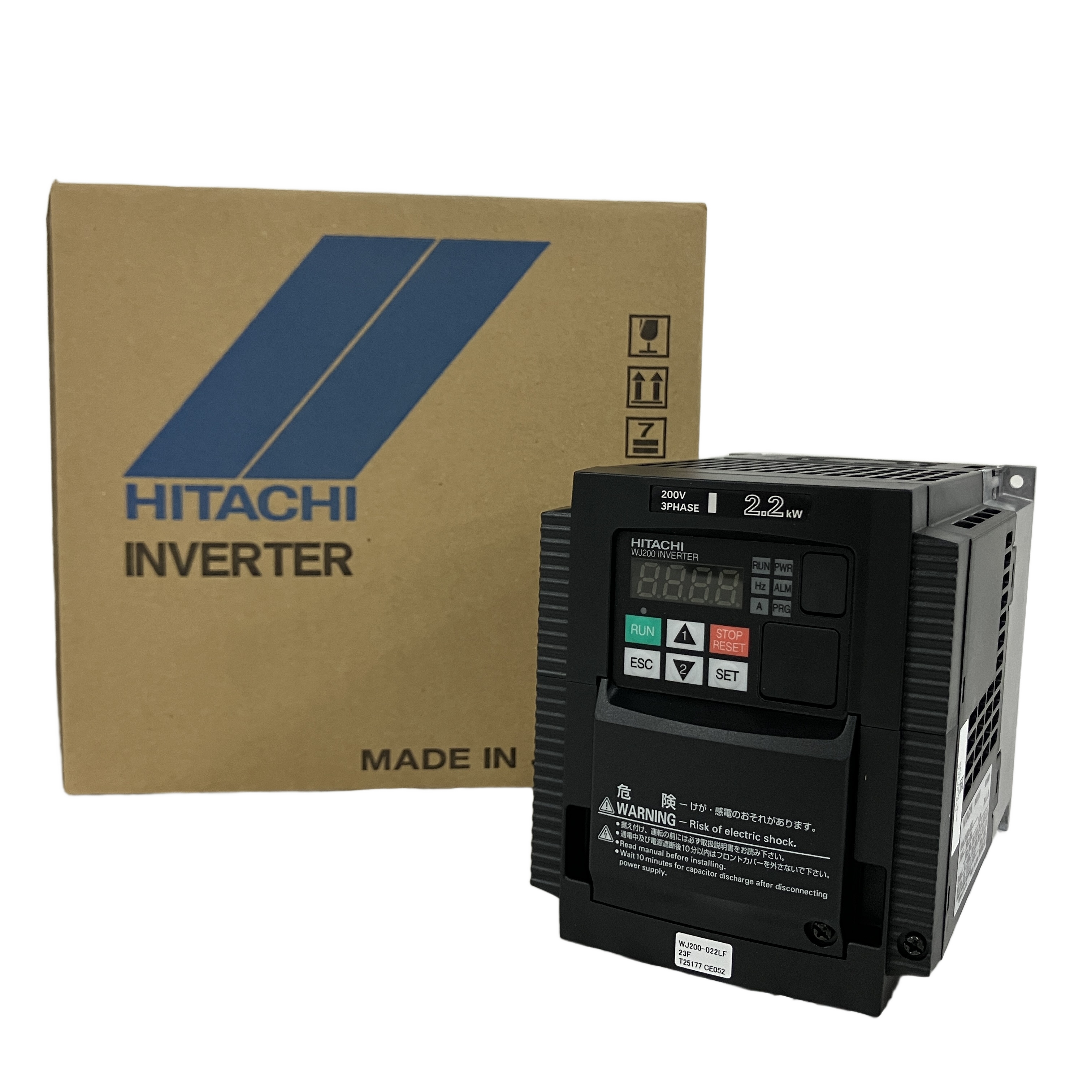 HITACHI WJ200-022LF インバーター
