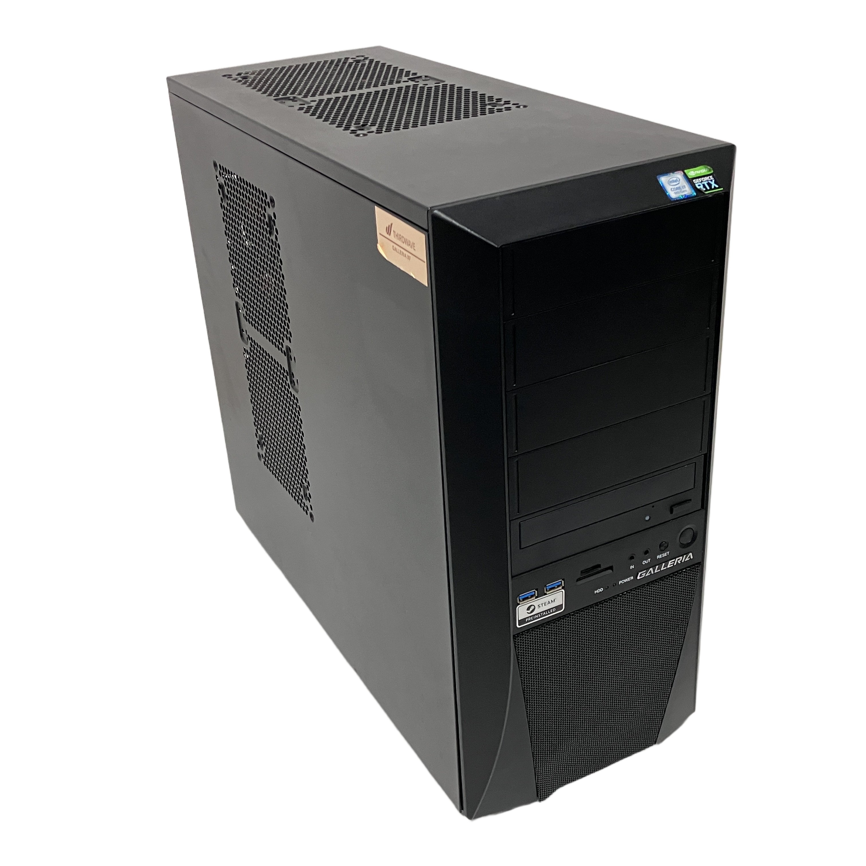 Thirdwave XF デスクトップPC i7-9700K 16GB HDD 2.0TB SSD 512GB DDR4 NVIDIA GeForce RTX 2070 SUPER win11 中古