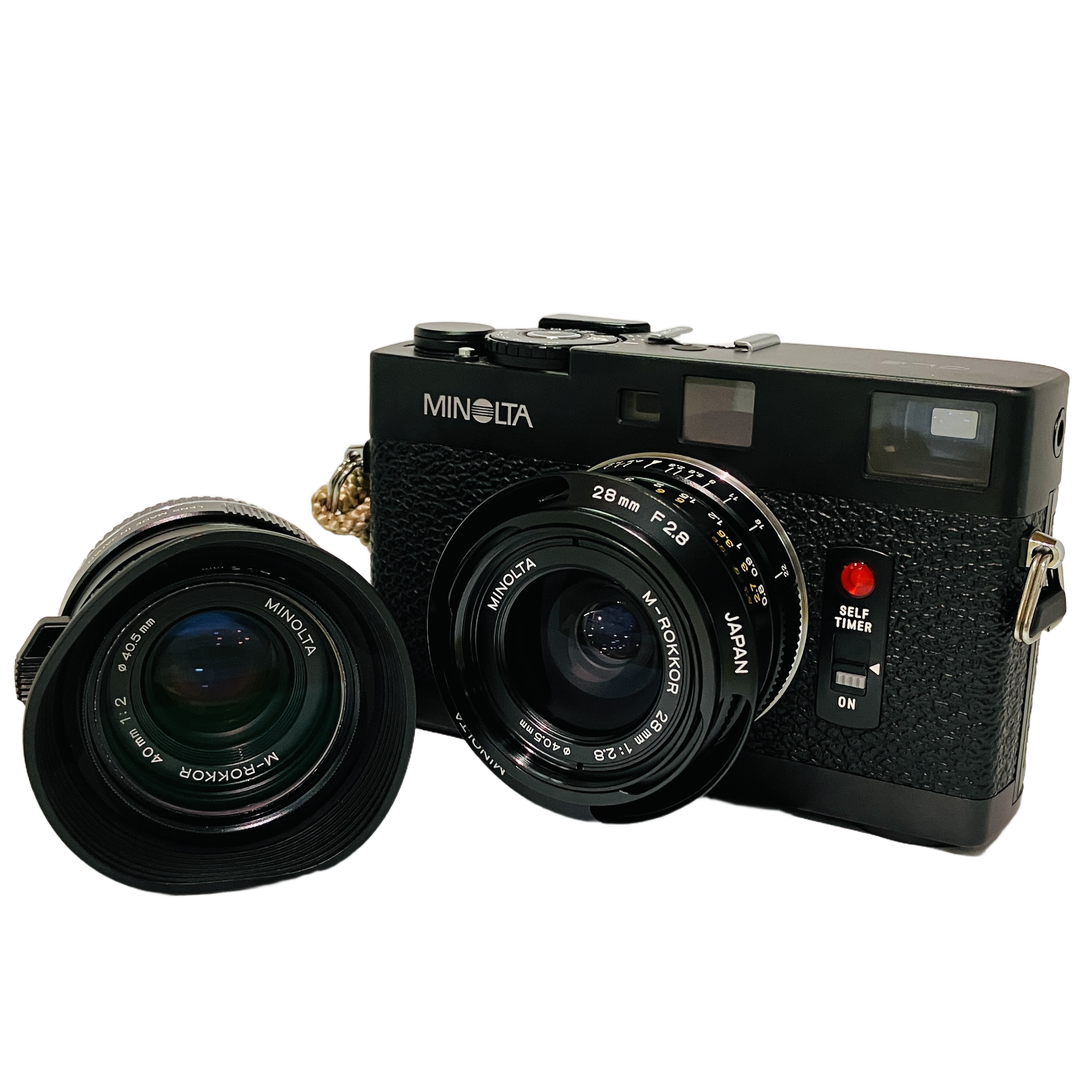 MINOLTA CLE M-ROKKOR 40mm F2 28mm F2.8 フィルムカメラ