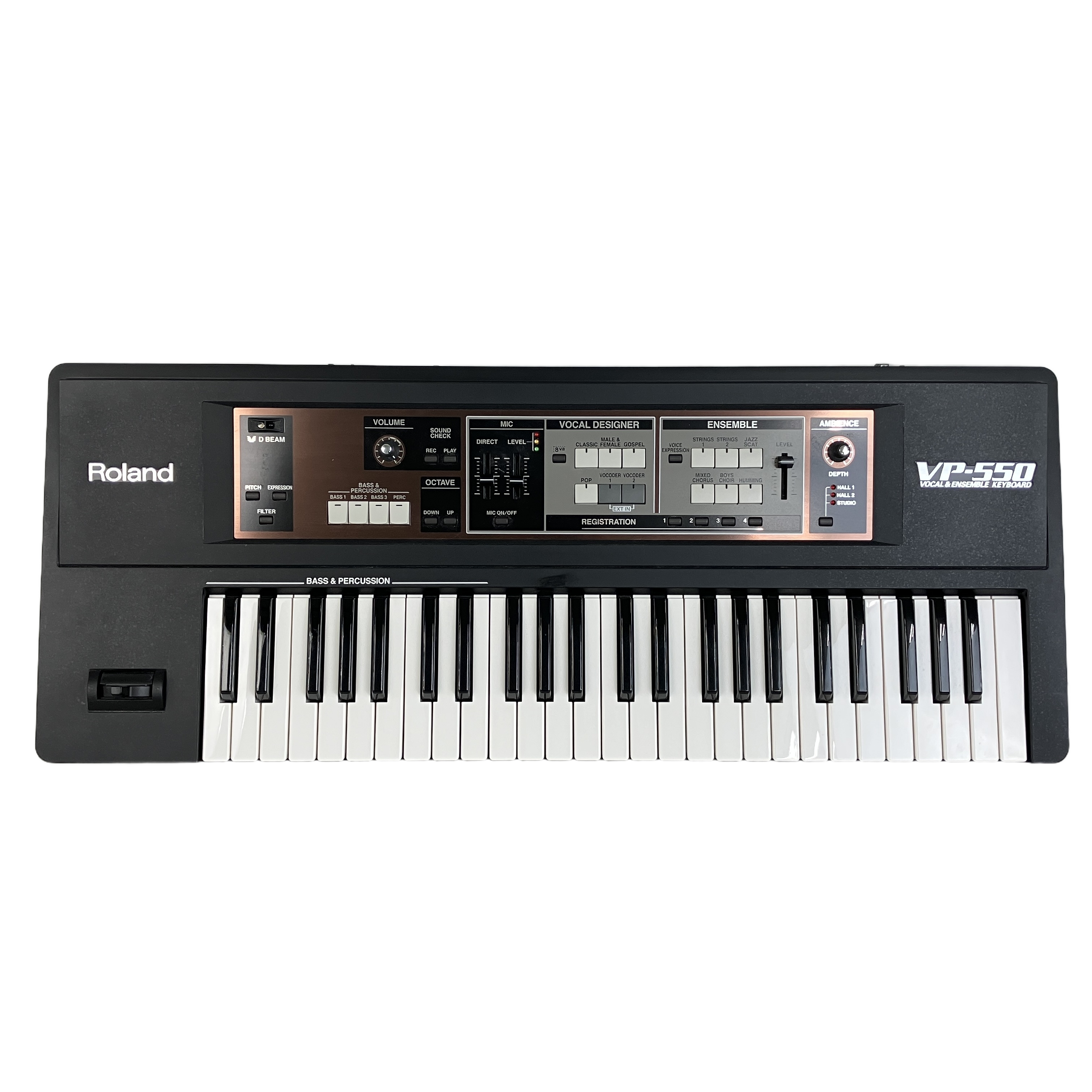 Vocal Designerテクノロジー搭載のボーカル・キーボード!