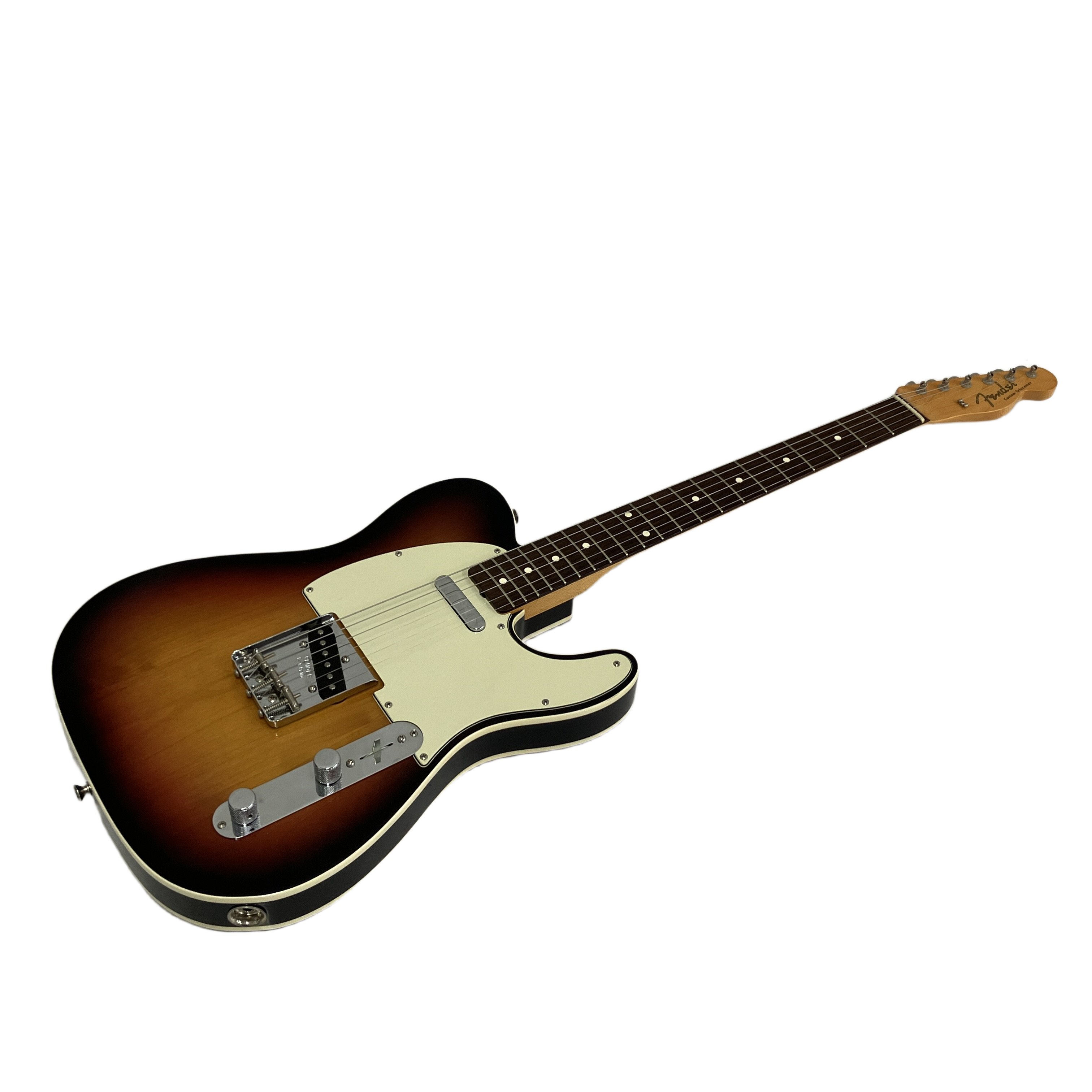 Fender USA American Vintage '62 Telecaster Custom 3CS(ハードケース付属):気品溢れるバインディングと3カラーサンバースト。伝統のサウンドとフィーリングを現代に受け継ぐ、フェンダーUSAの実力派リイシュー。