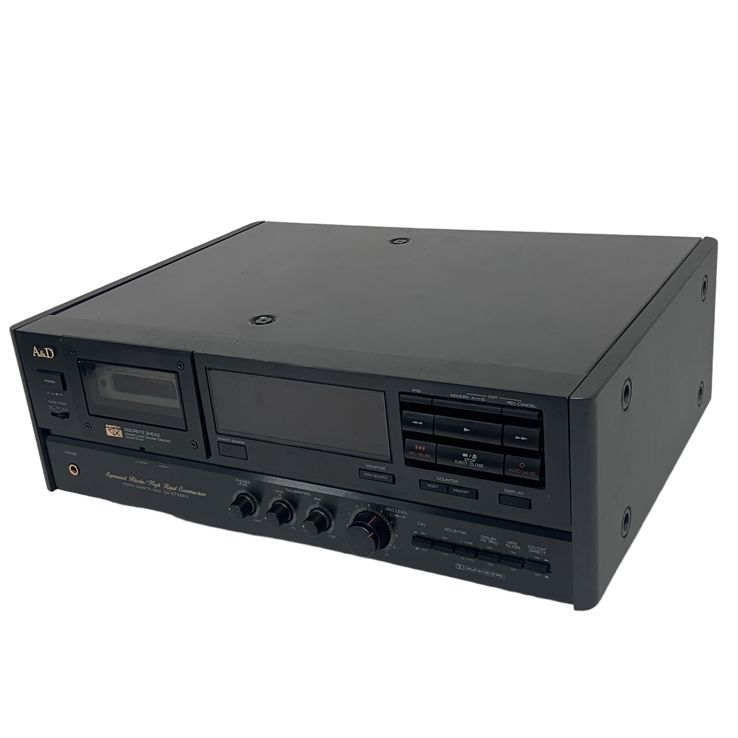 A&D GX-Z7100EV ステレオ カセット デッキ 音響 機器 機材 オーディオ 中古