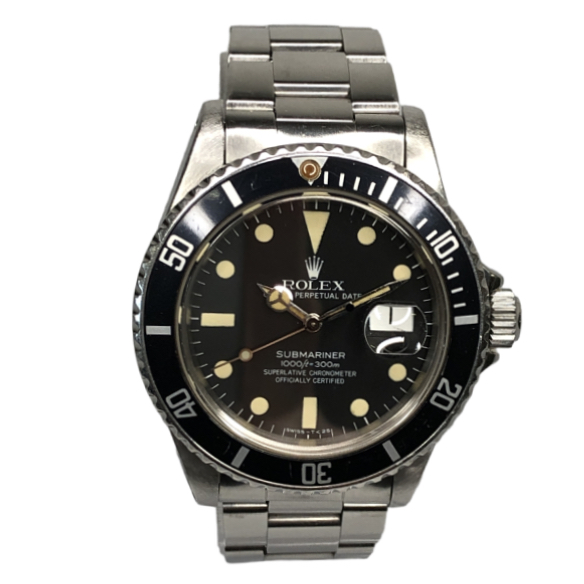 ROLEX 16800 74万番台 1982,3年製 サブマリーナーデイト 稼働 本体のみ ベルト擦れ傷、ケース8時方向打痕、ルミナス劣化あり