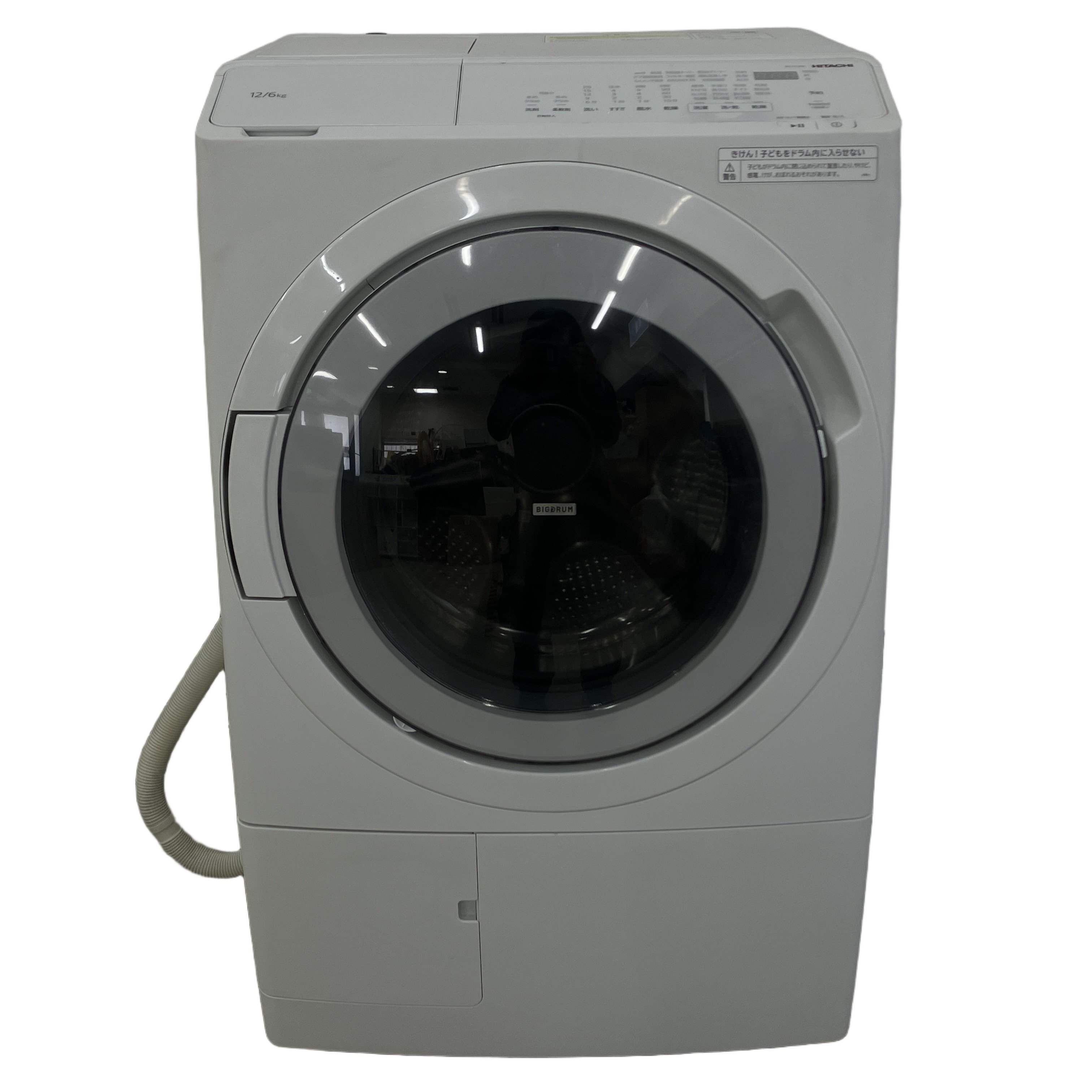 日立 BD-SV120KL形 電気洗濯乾燥機 生活家電 ビッグドラム 2025年製 12Kg/6kg 家電 中古