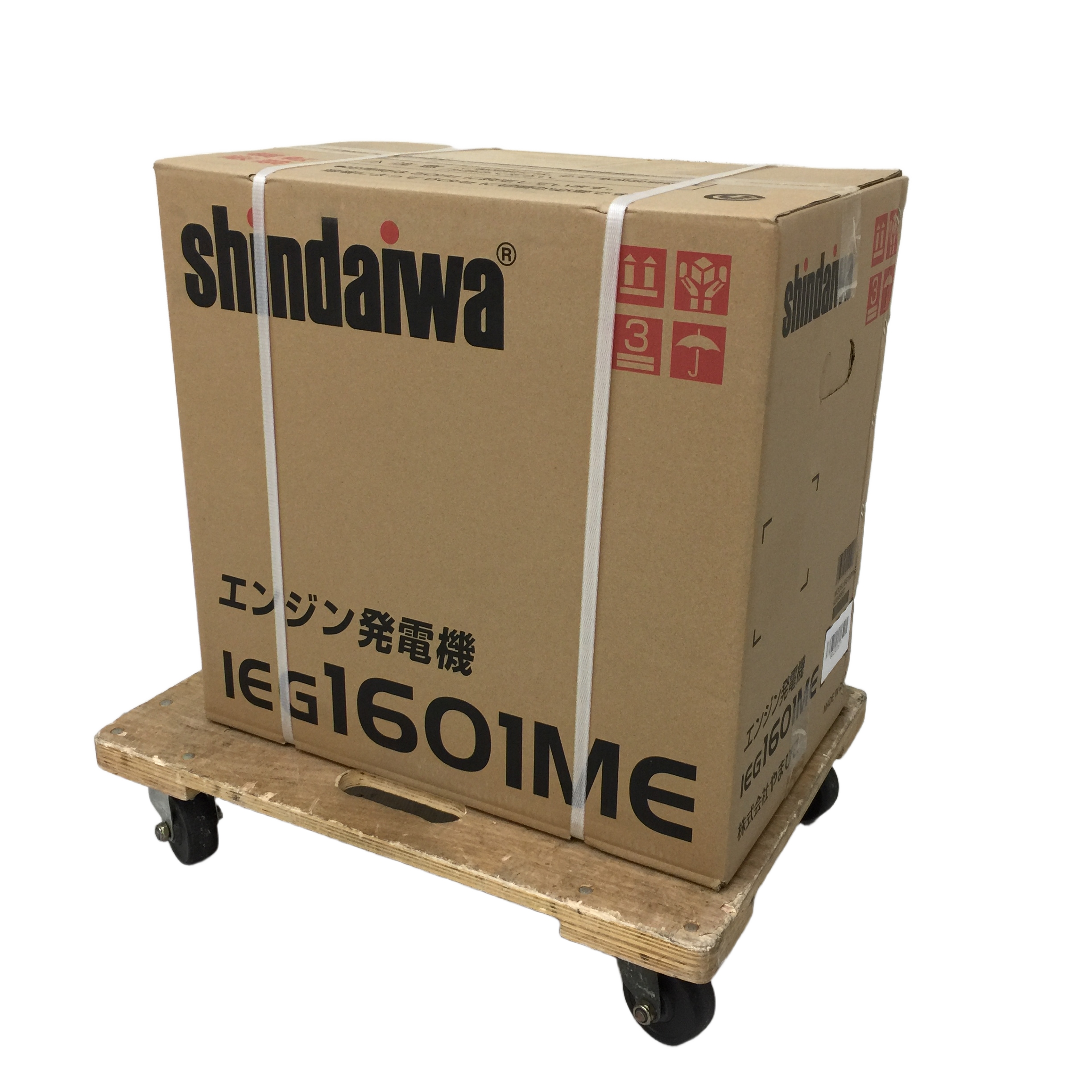 SHINDAIWA IEG1601ME ガソリンエンジンインバータ発電機
