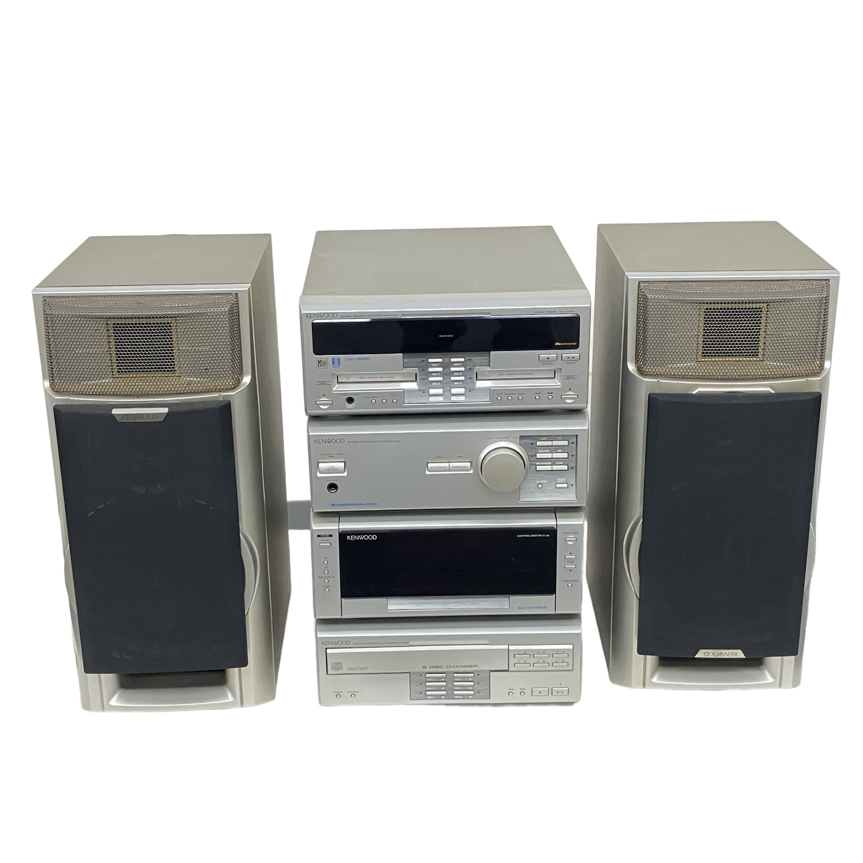 KENWOOD XT-7MD システムコンポ ALLORA 6連奏CDチェンジャー 音響機材 オーディオ 中古