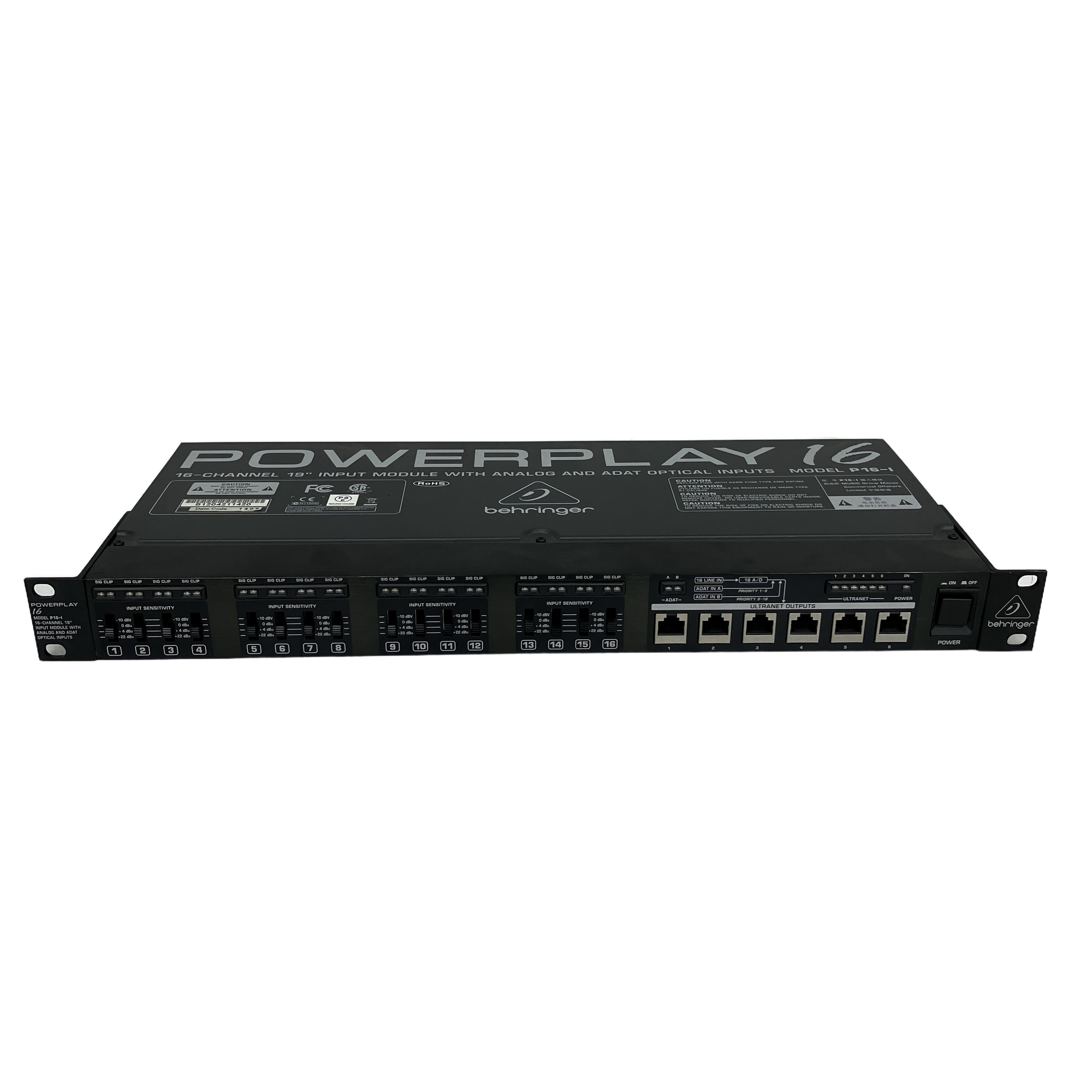 ★Behringer P16-I 中古品 インプットモジュール★