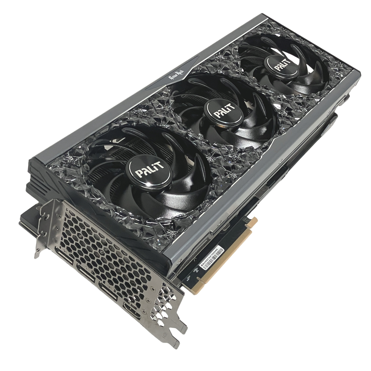 PALIT GeForce RTX 4090 GAMEROCK 24GB（グラフィックボード）：ゲーミングPCの限界を突破する究極のグラフィックスパワー。息を呑むほど美しいクリスタルデザインと鉄壁の冷却システムを宿した、最高峰フラッグシップGPU。