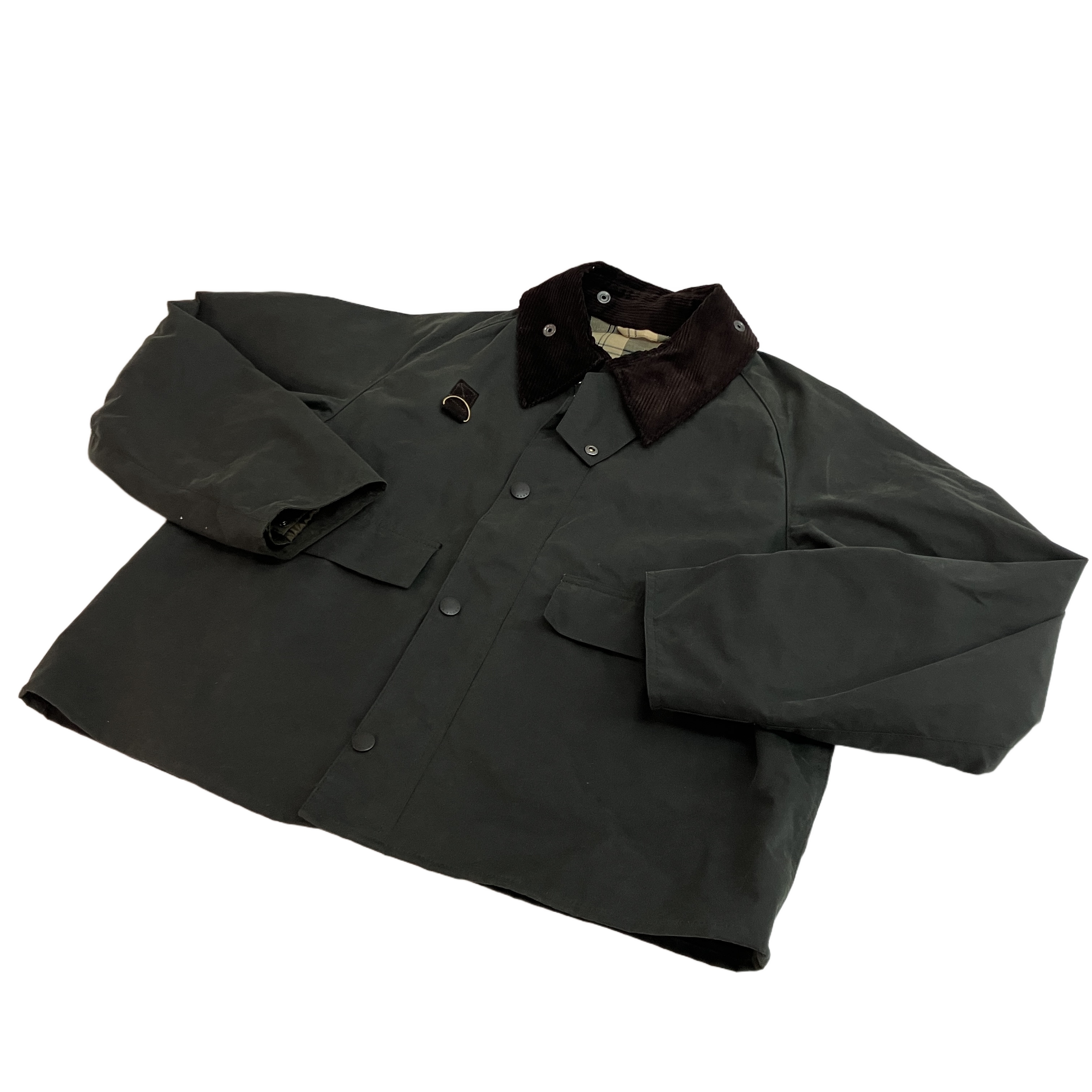 BARBOUR 232MWX1212 SPEY WAX コットン ショートブルゾン XL