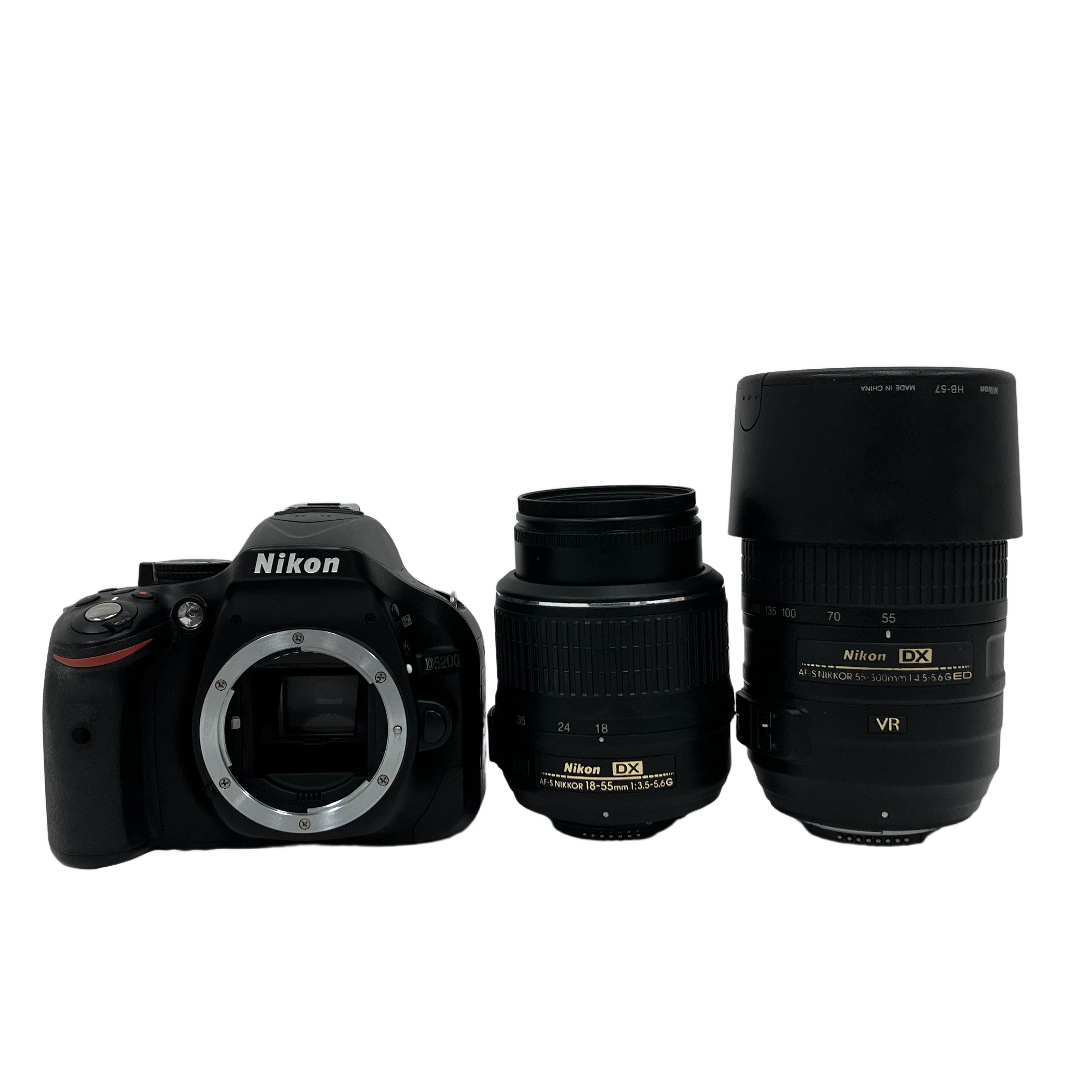 NIKON D5200 一眼レフカメラ 18-55mm/55-300mm