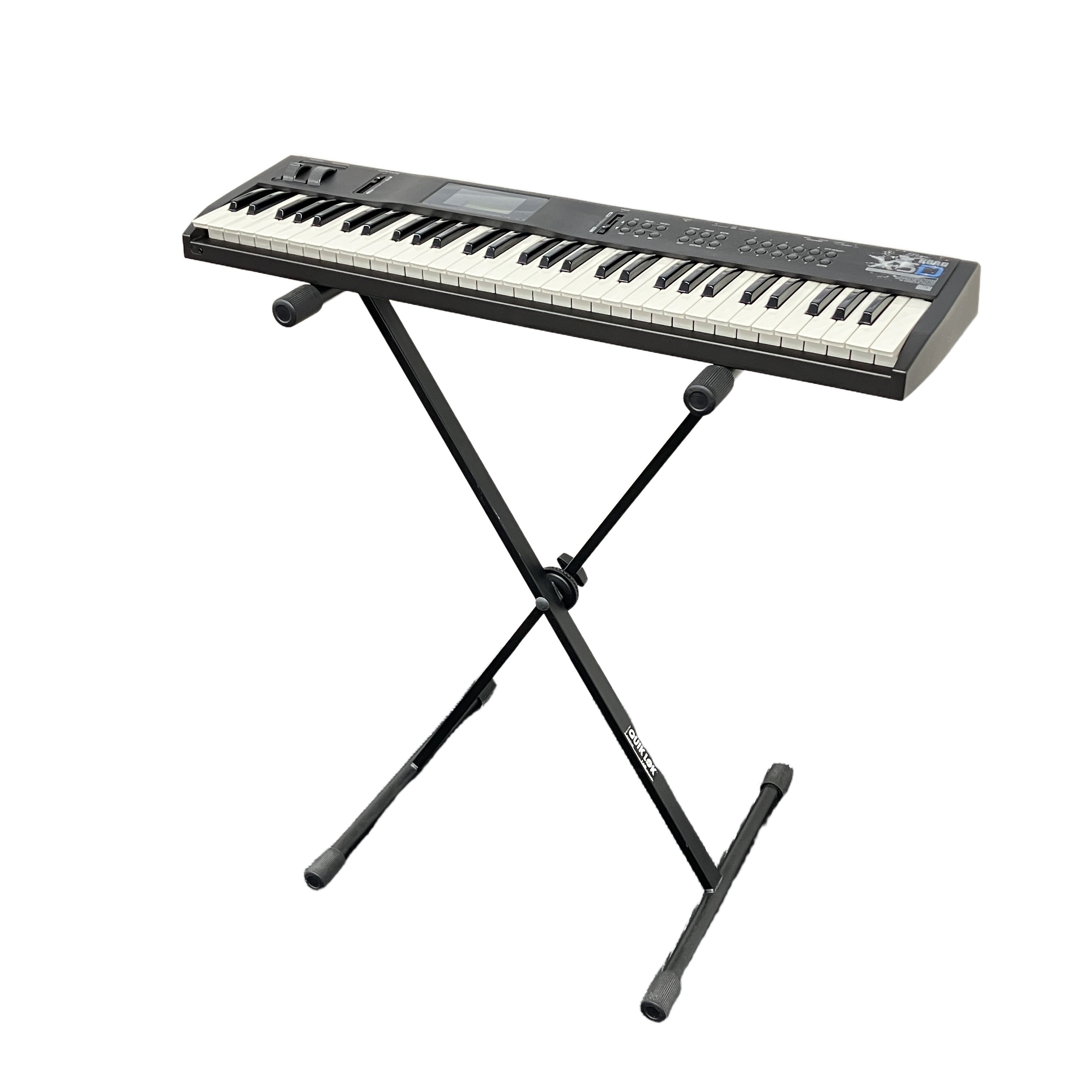 KORG コルグ X5D 61鍵盤 シンセサイザー キーボード 楽器 ペダル 楽譜 スタンド付き 中古