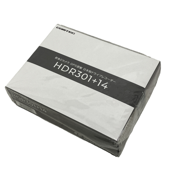 COMTEC HDR301 ドライブレコーダー 前後2カメラ