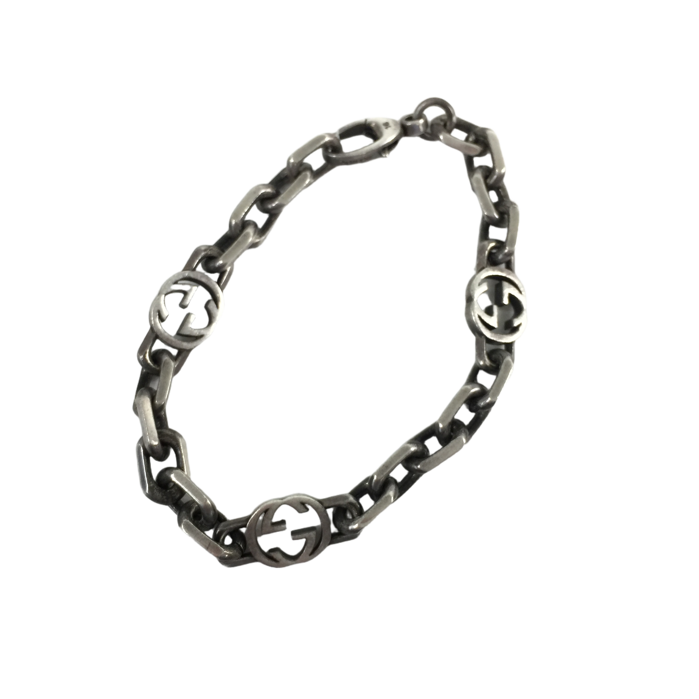 GUCCI インターロッキング ブレスレット Ag925