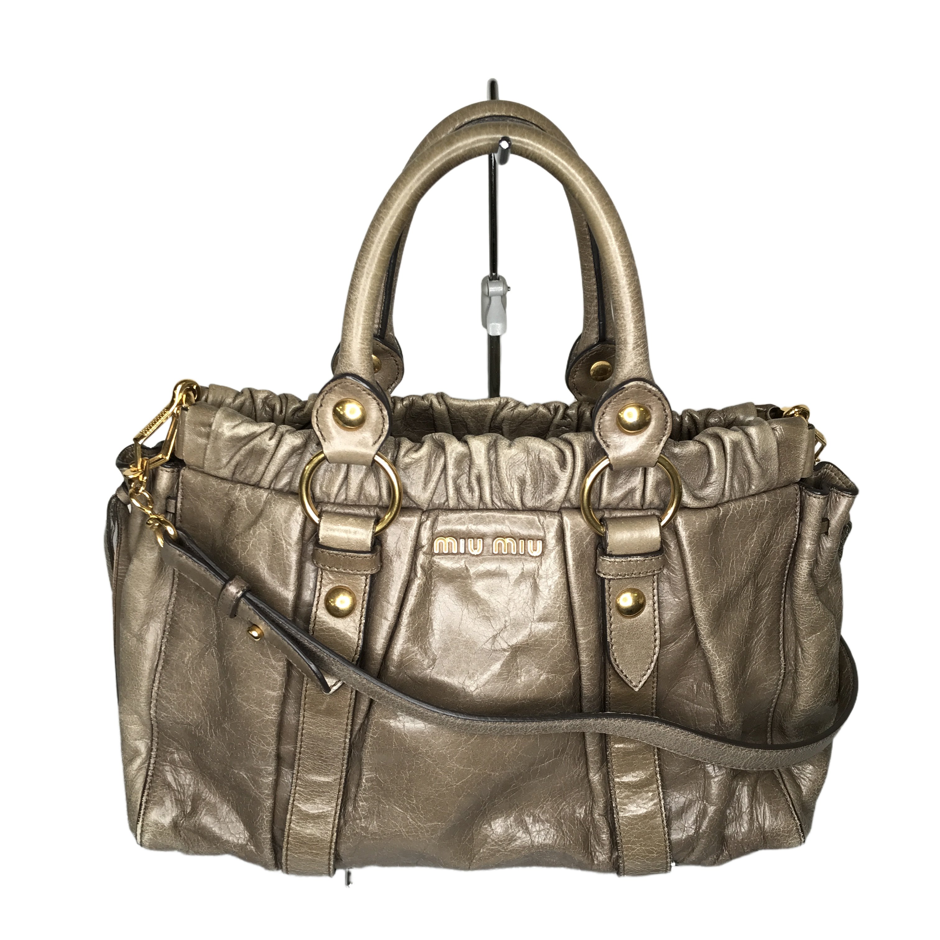 miu miu ヴィッテロルクス 2WAY ハンドバッグ
