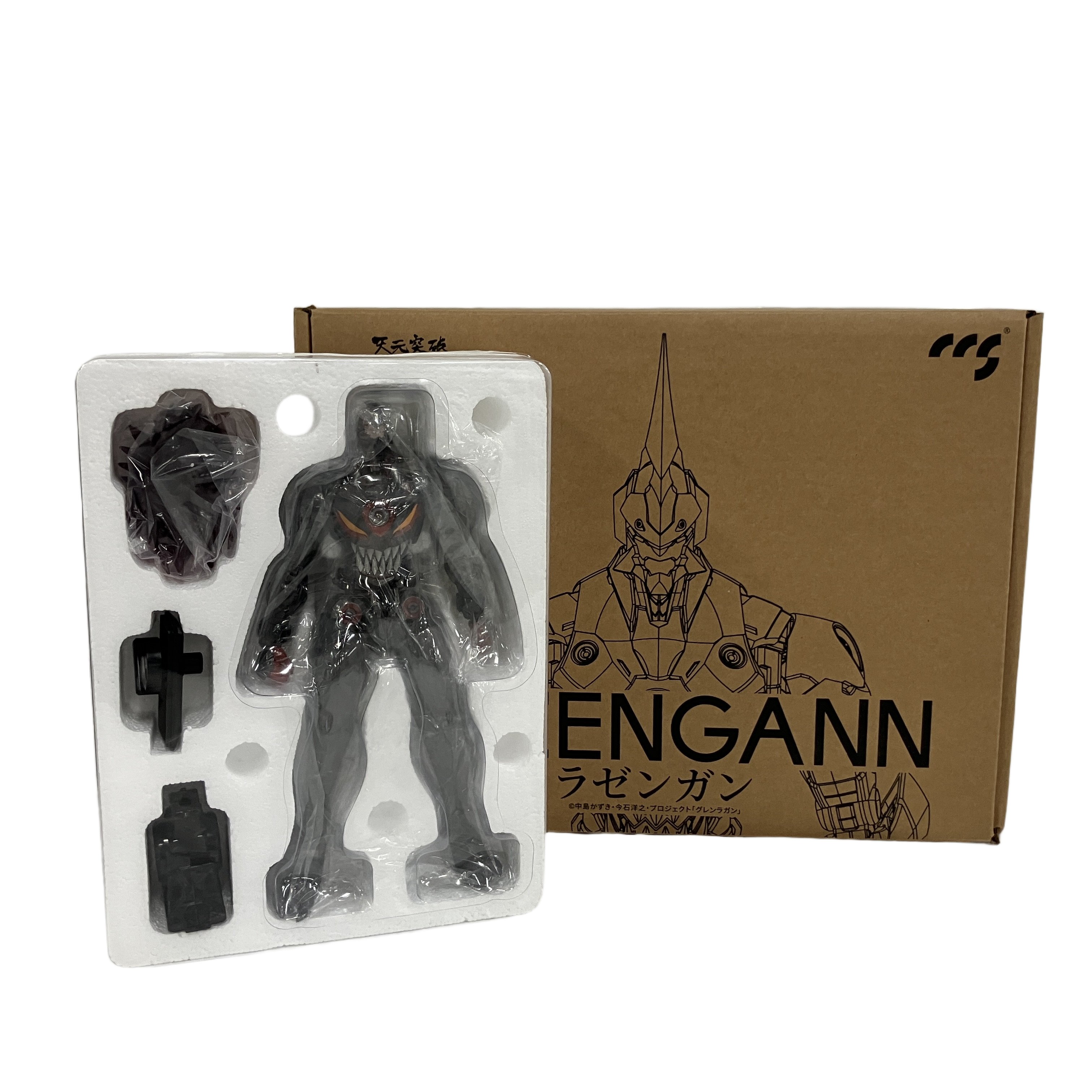 CCSTOYS シーシーエストイズ ラゼンガン LAZENGANN 天元突破 グレンラガン 鉄魄 中古 良好