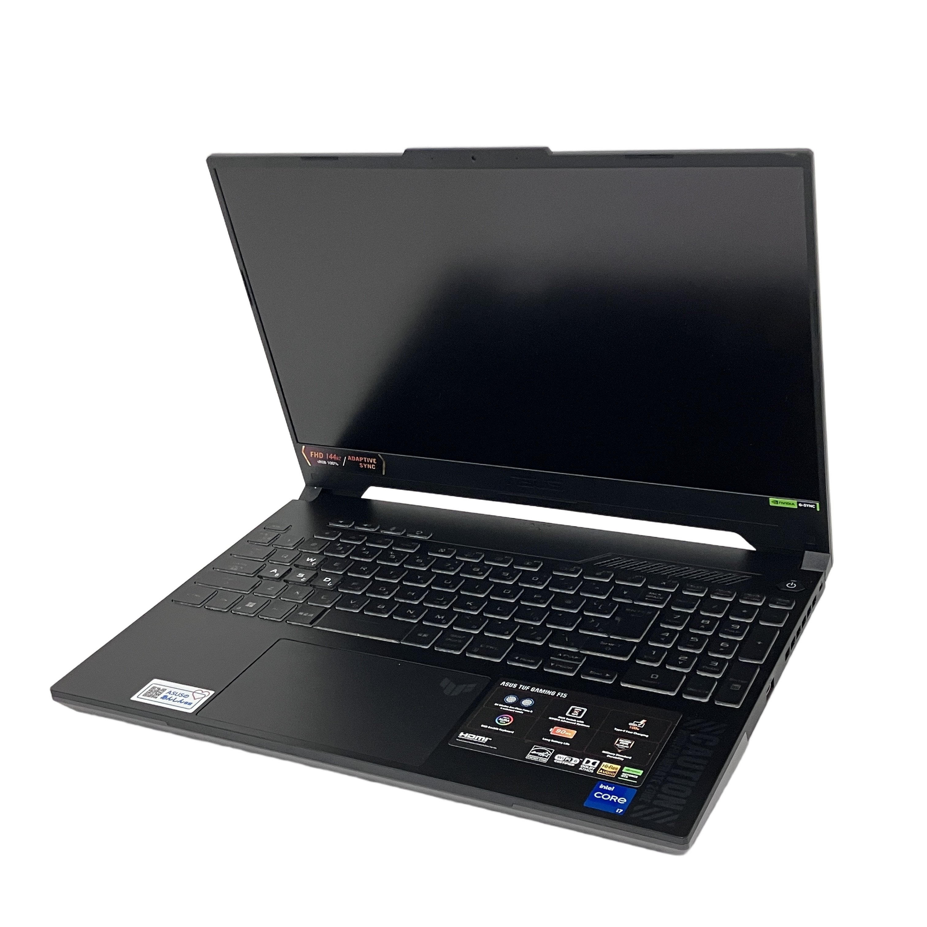 ★ASUS TUF Gaming F15 FX507VV 中古 32GBメモリ搭載のタフな実力派ノート★