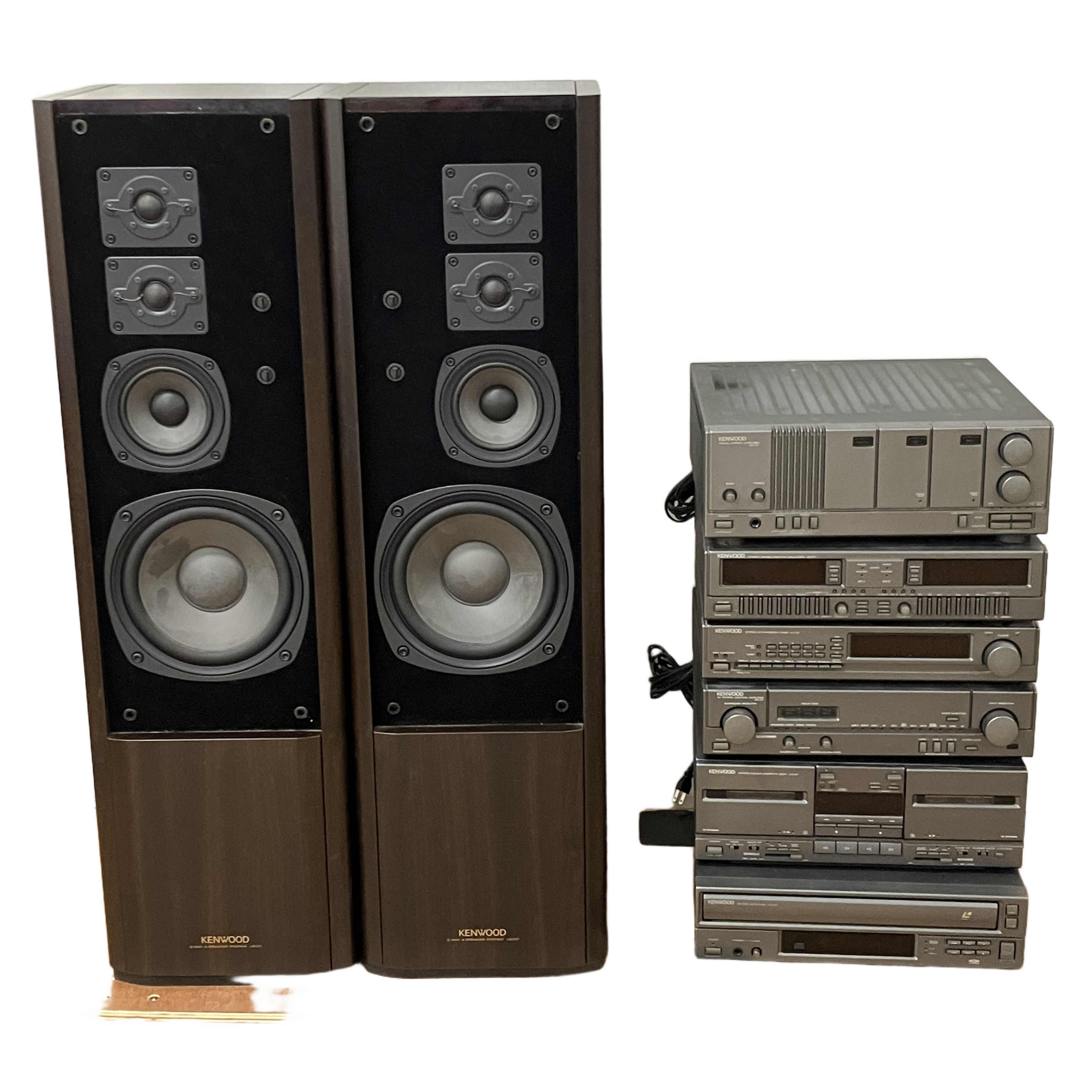 ★KENWOOD 07シリーズ システムコンポ一式 ジャンク(手渡し限定・現状渡し)★