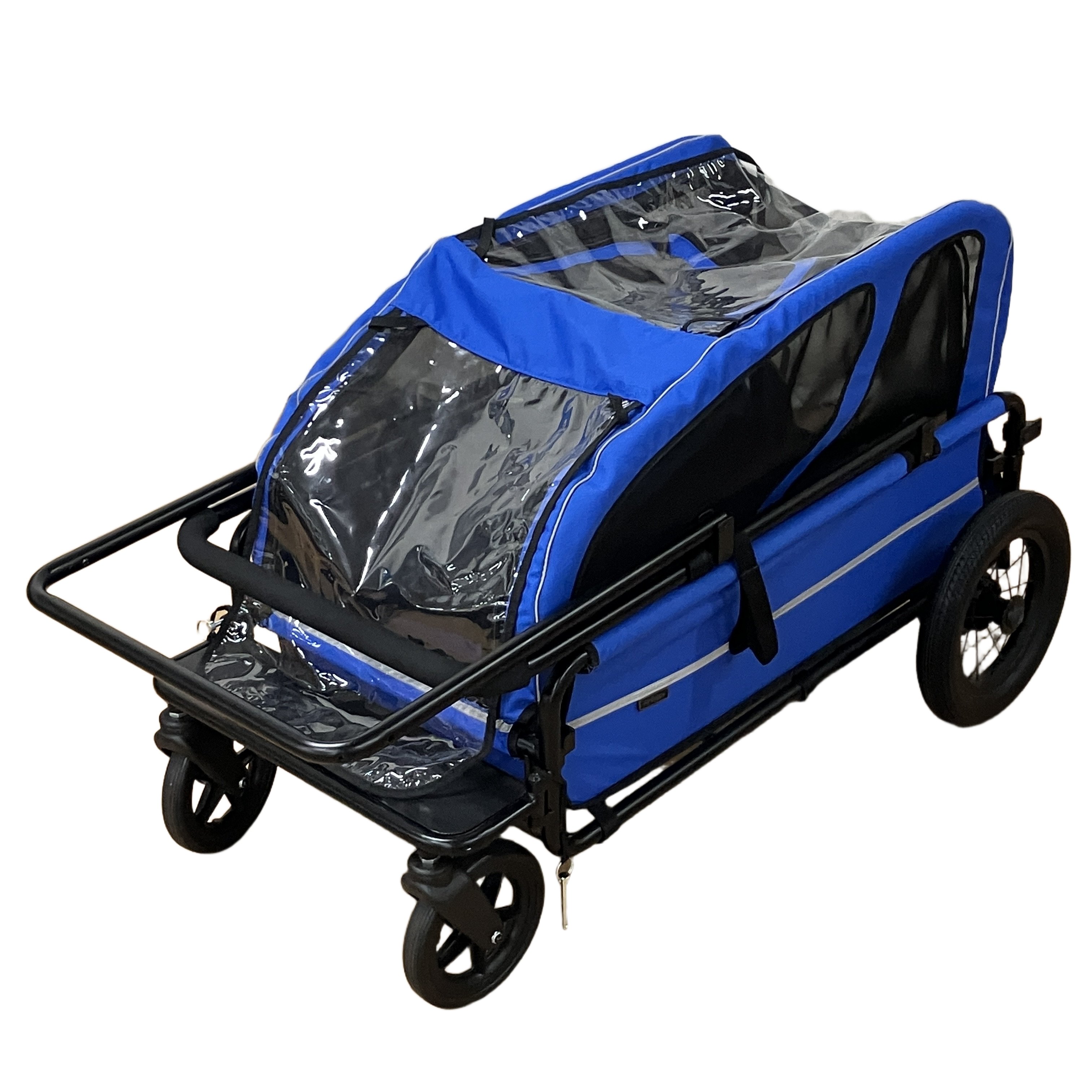 AIRBUGGY CARRIAGE SET ロイヤルブルー ルーフ付き 中古 良好