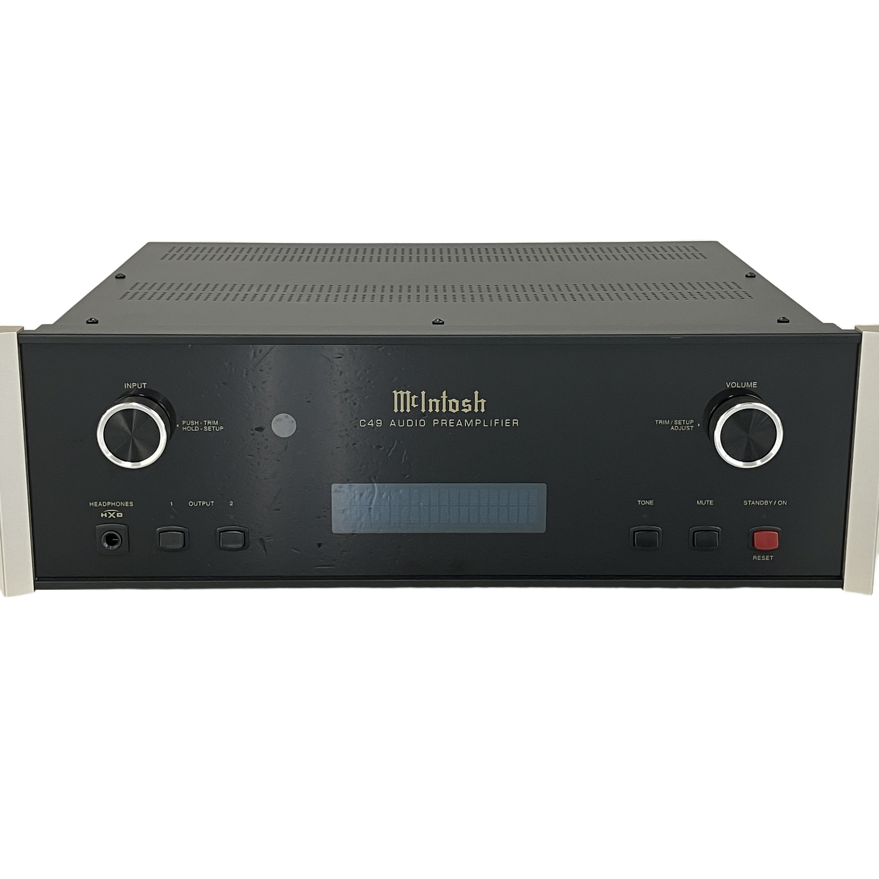 McIntosh C49 ソリッドステート・プリアンプ:デジタルモジュール交換思想「DA1」を宿したハイエンド・コントロールセンター。高精度VRV電子ボリュームと完全独立フォノ回路が紡ぐ、圧倒的なマッキントッシュ・サウンド。