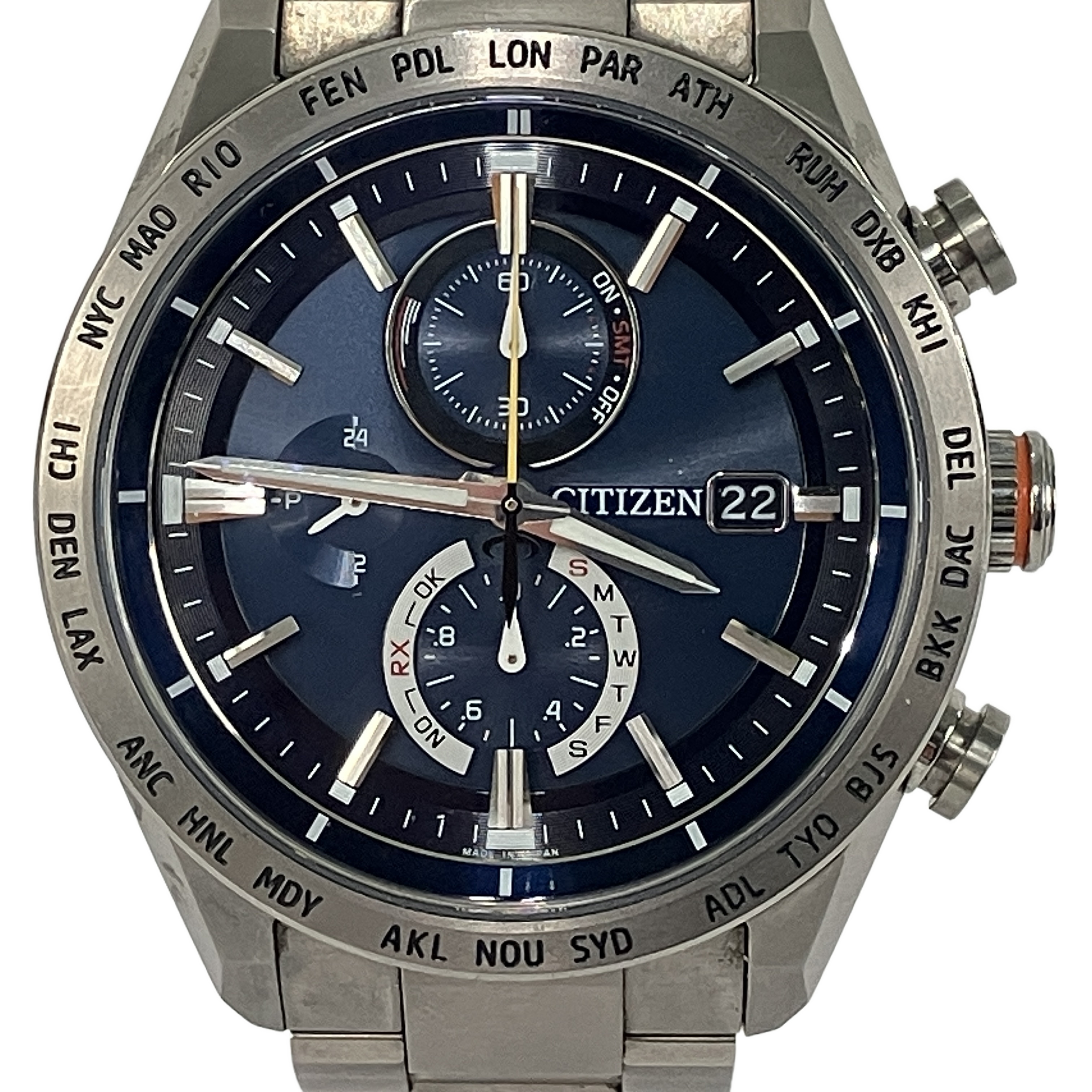 CITIZEN シチズン H800-T025862 エコドライブ ソーラー メンズ 腕時計 中古
