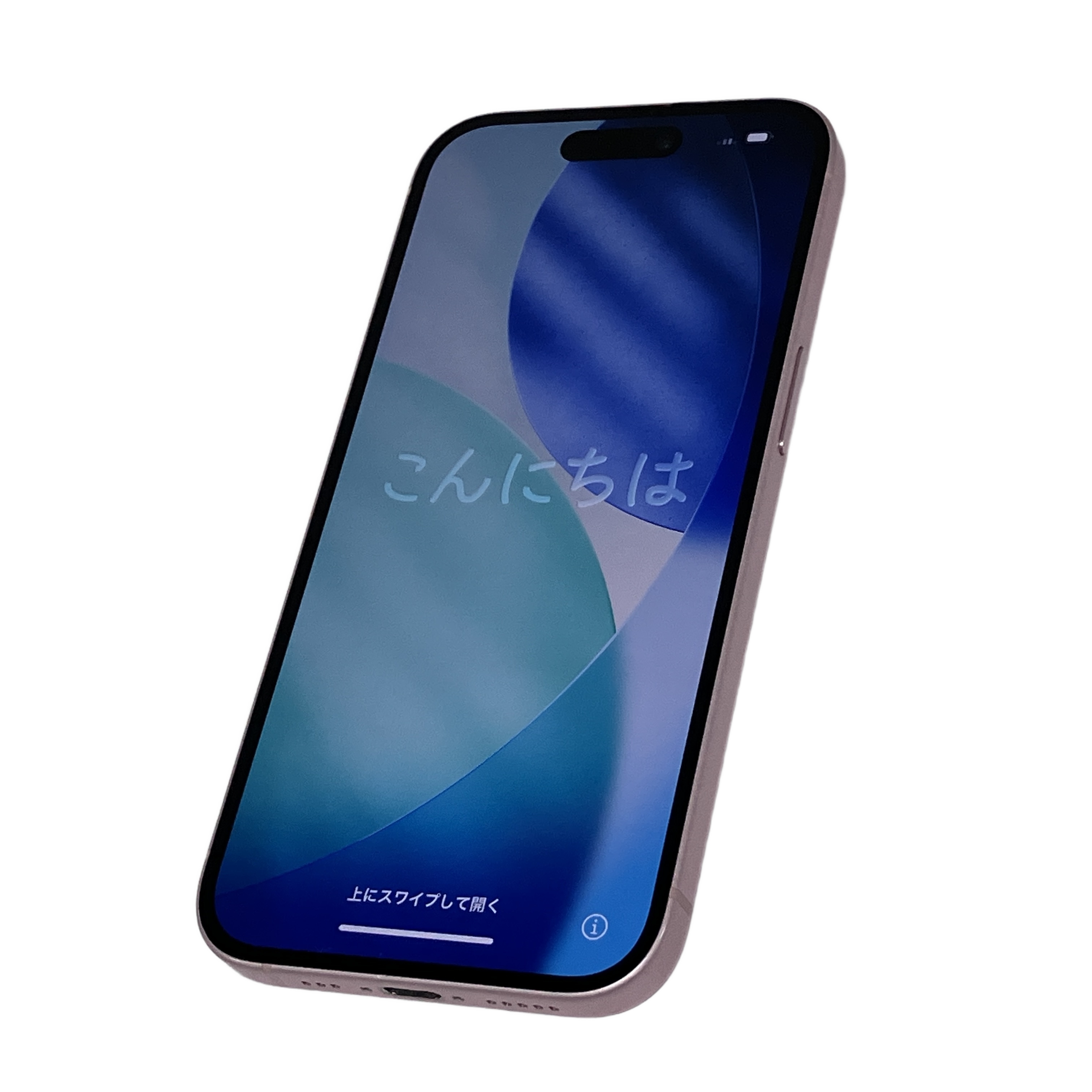 Apple MTMJ3J/A iPhone 15 スマートフォン 携帯 電話 128GB 6.1インチ ピンク SIMロック無 中古