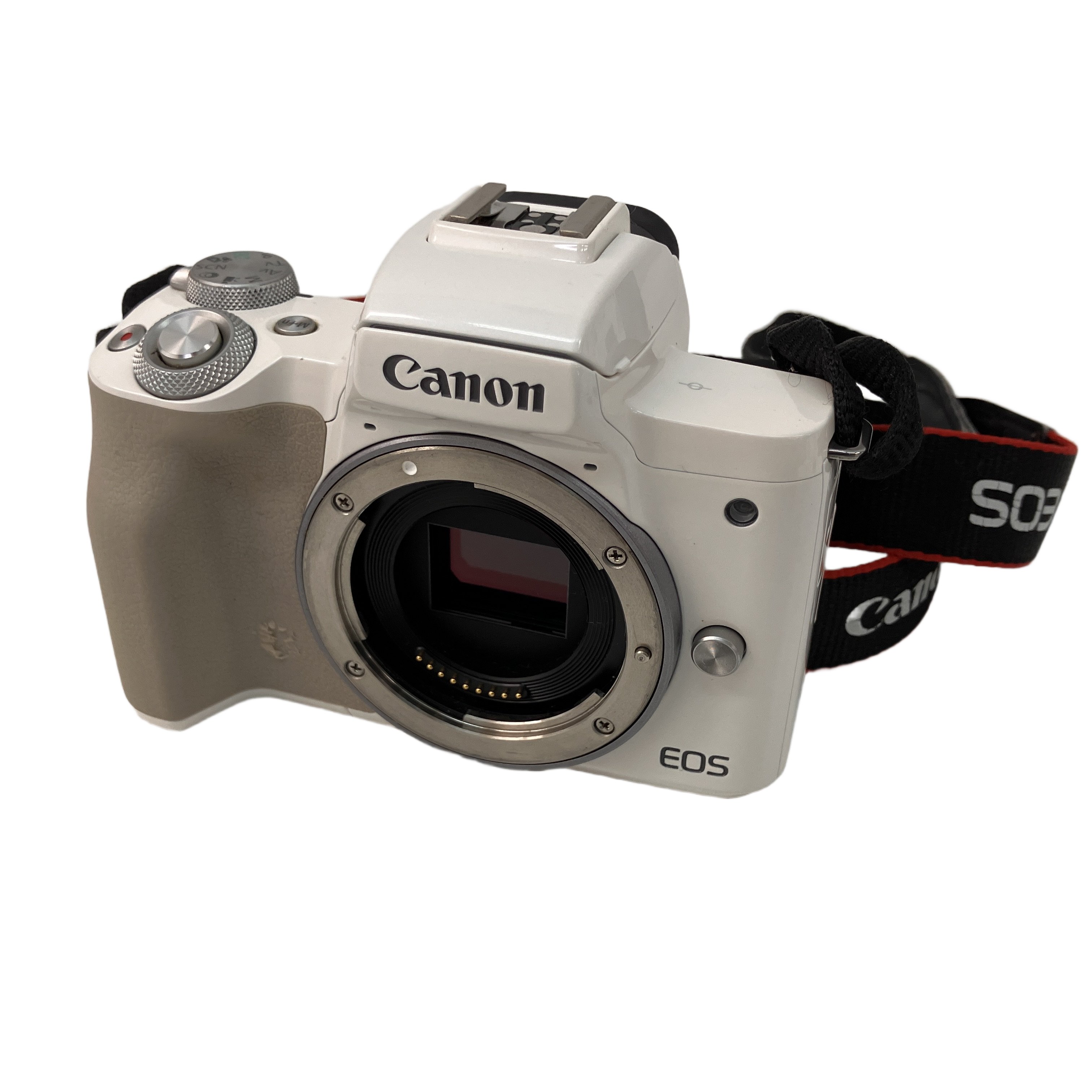 Canon キャノン EOS Kiss M ミラーレスデジタル一眼カメラ 15-45mm 55-200mm ダブルズームキット カメラ 中古